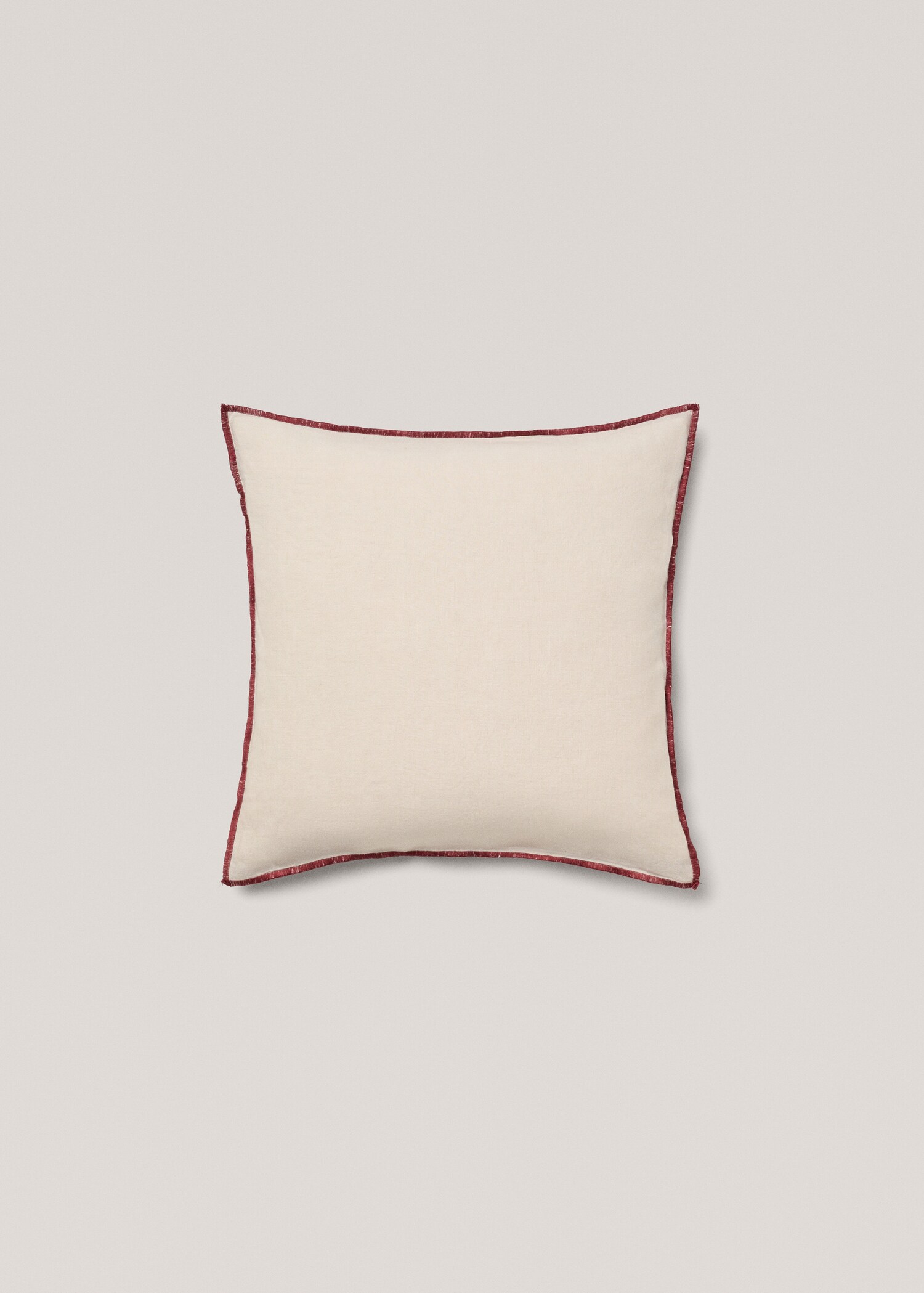100% linen two-tone cushion cover 45x45cm - Article without model