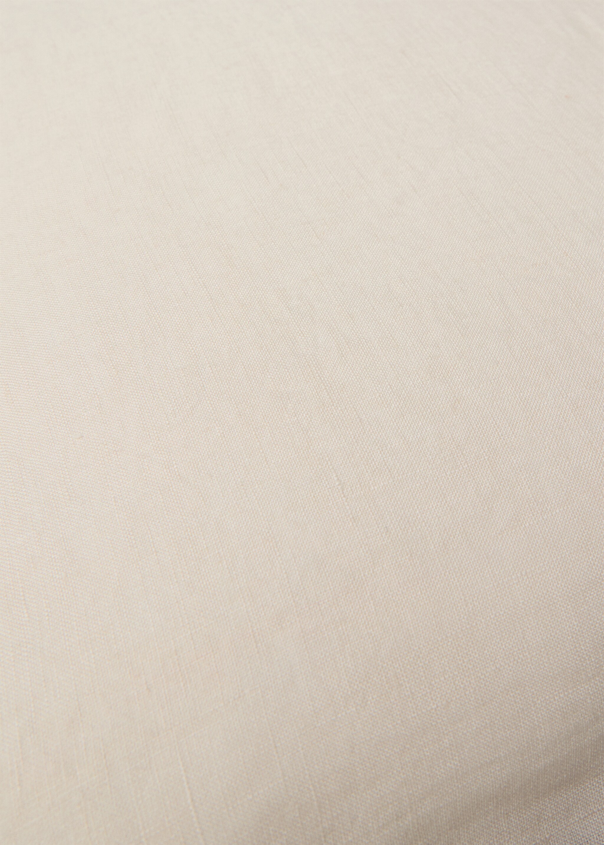 100% linen two-tone cushion cover 45x45cm - Details of the article 3, Burgundy. Ref: 77023280-00.