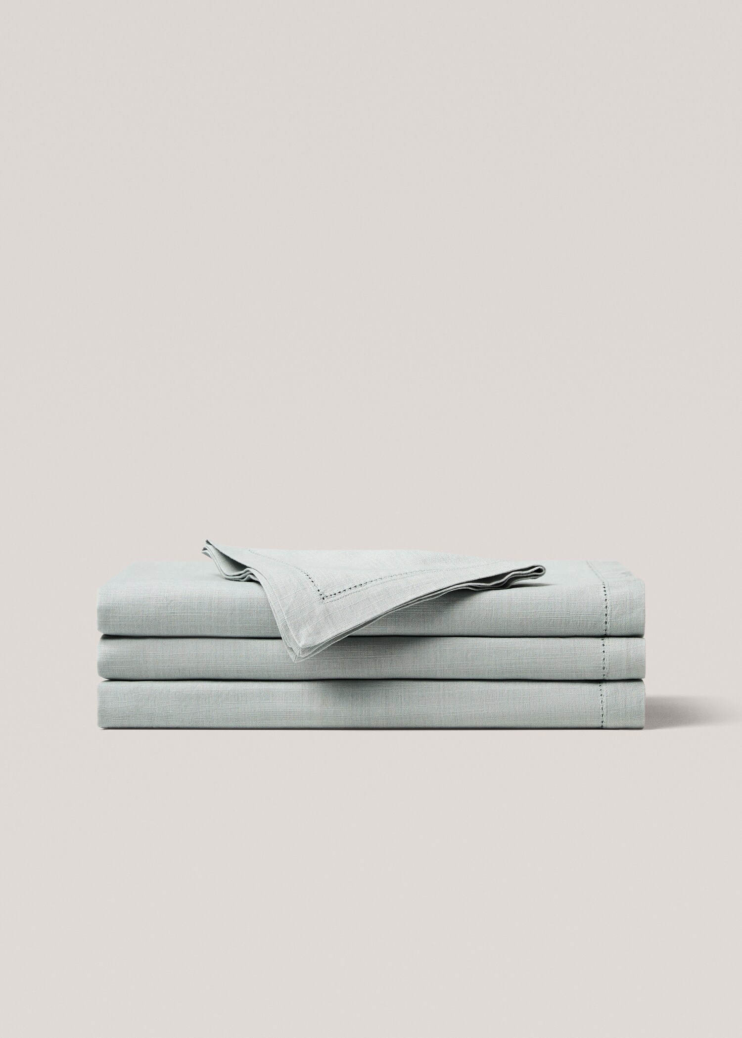Tischdecke mit Hohlsaum-Stickerei 170 x 250 cm - Artikel ohne Model