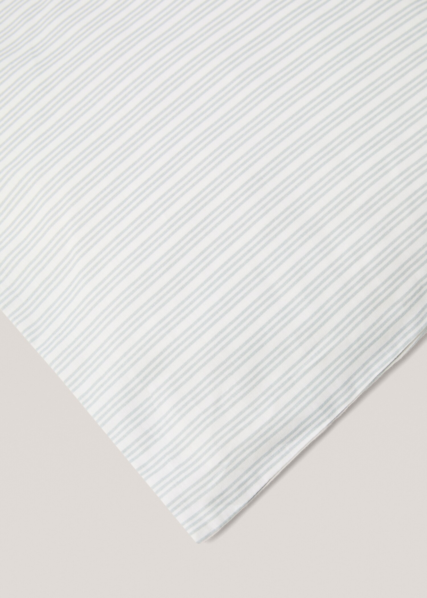 Stripe-print duvet cover for queen bed - Details of the article 2