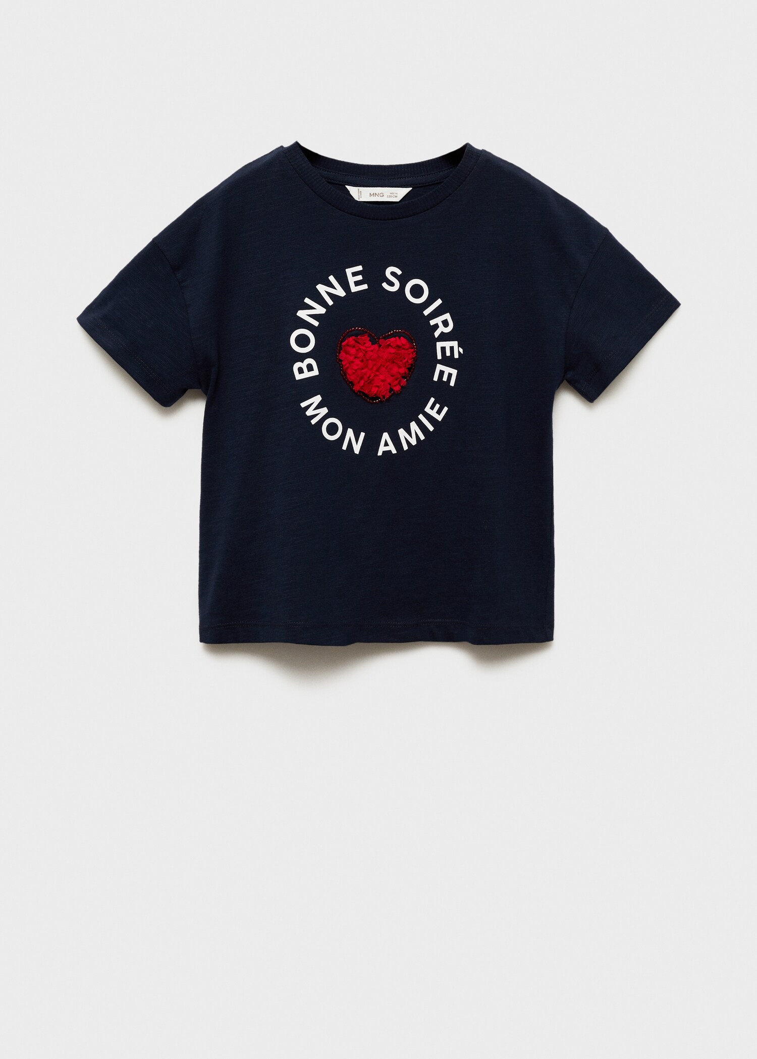 T-shirt imprimé cœur - Article sans modèle