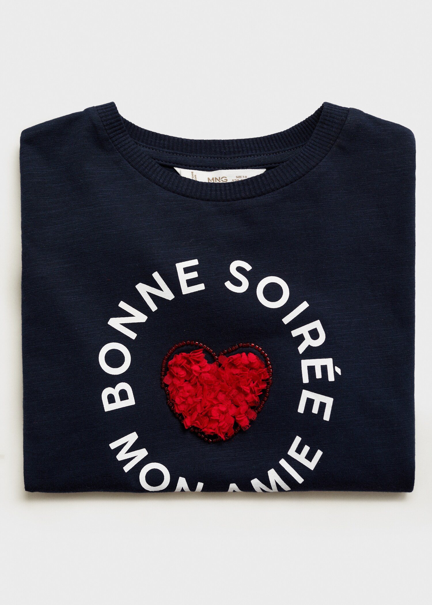 T-shirt imprimé cœur - Détail de l'article 0