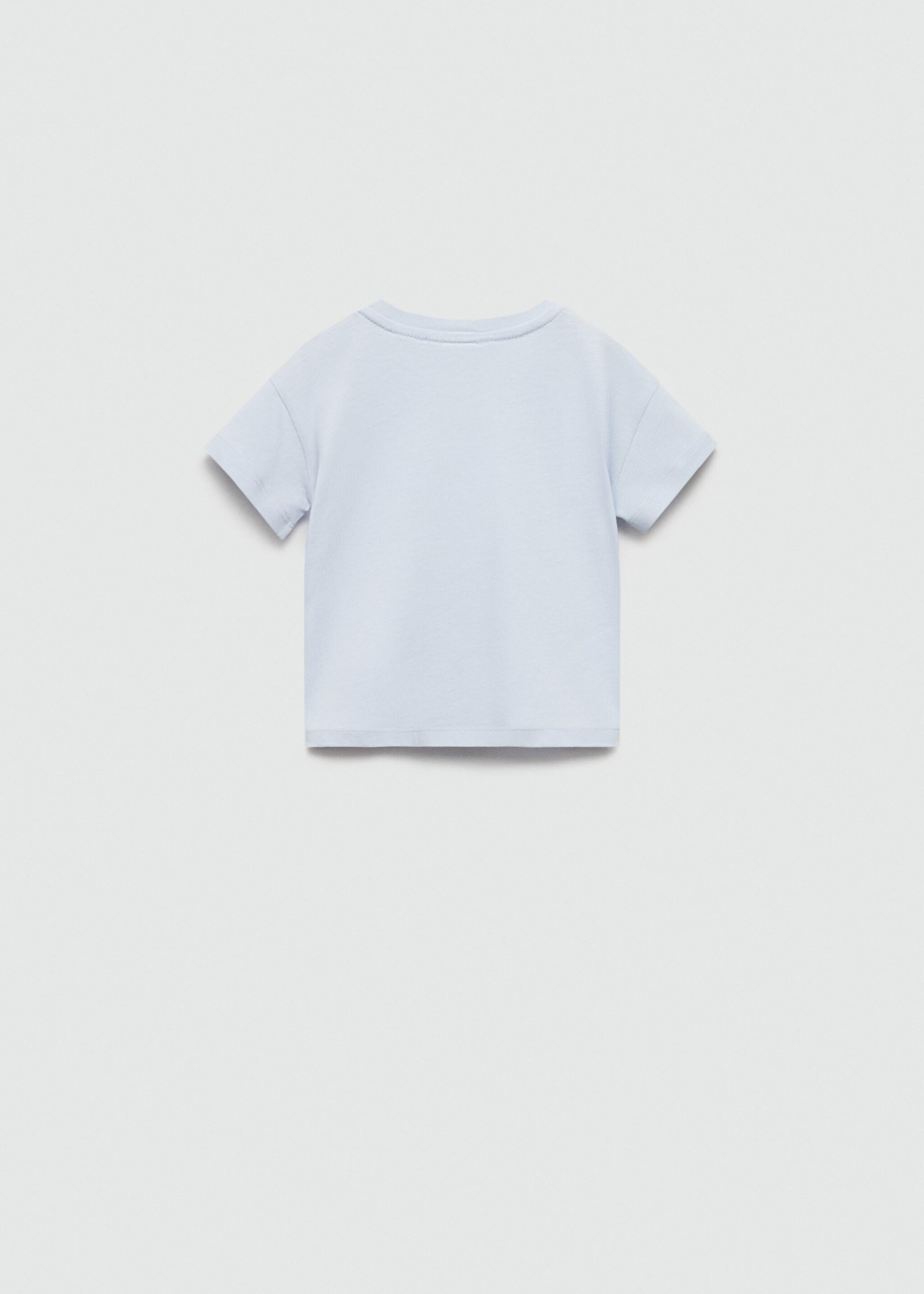 Printed cotton-blend T-shirt - Reverse of the article