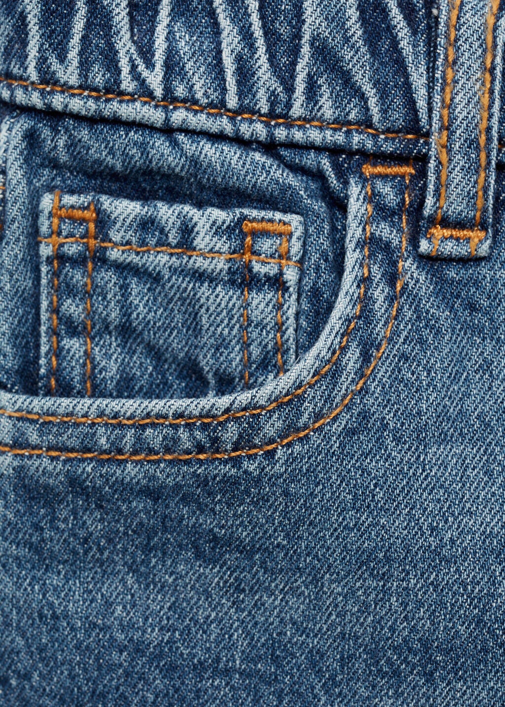Jeans mit Tunnelzug - Detail des Artikels 0, Mittelblau. Ref: 77023667-00.