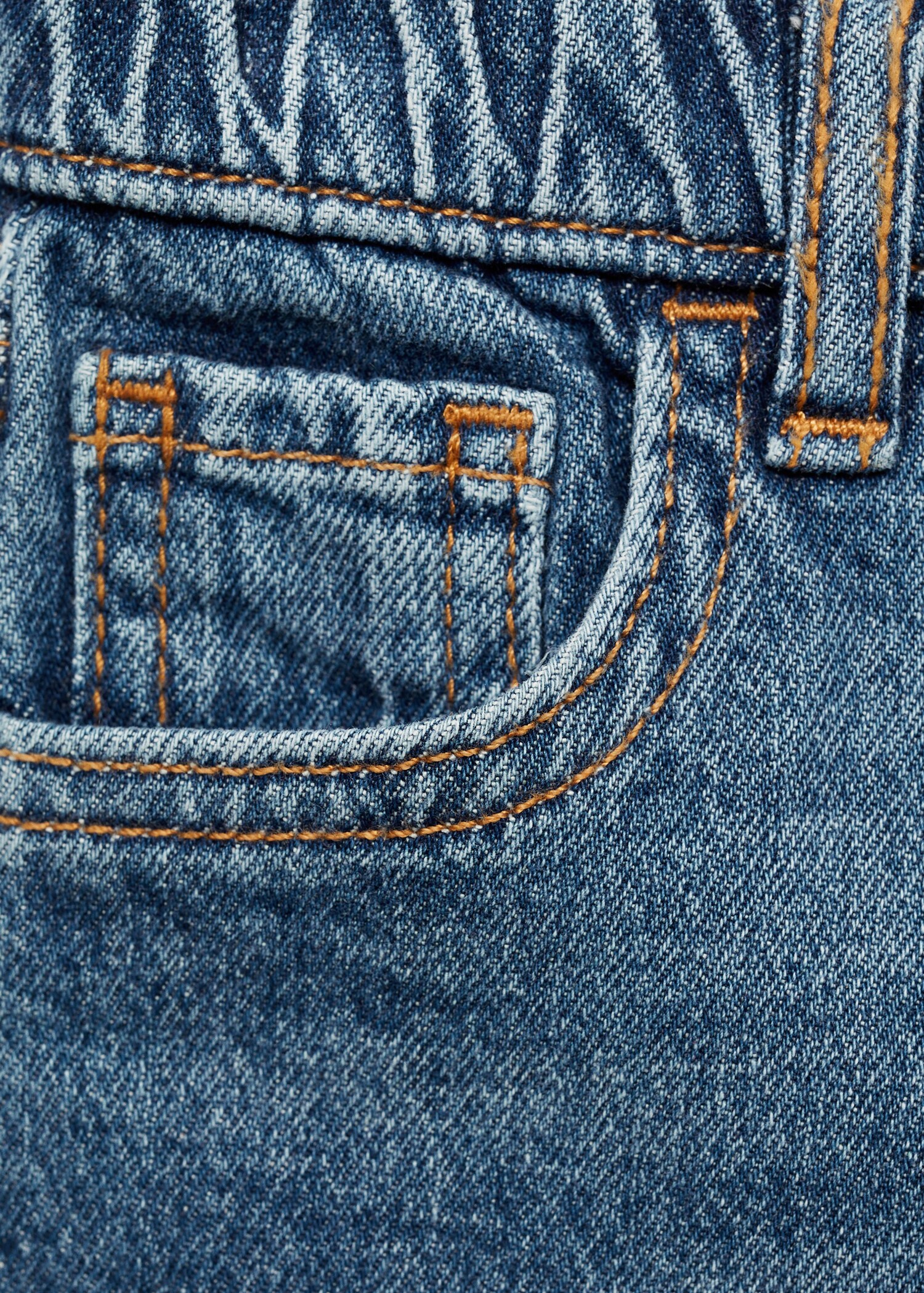 Drawstring waist jeans - Details of the article 0