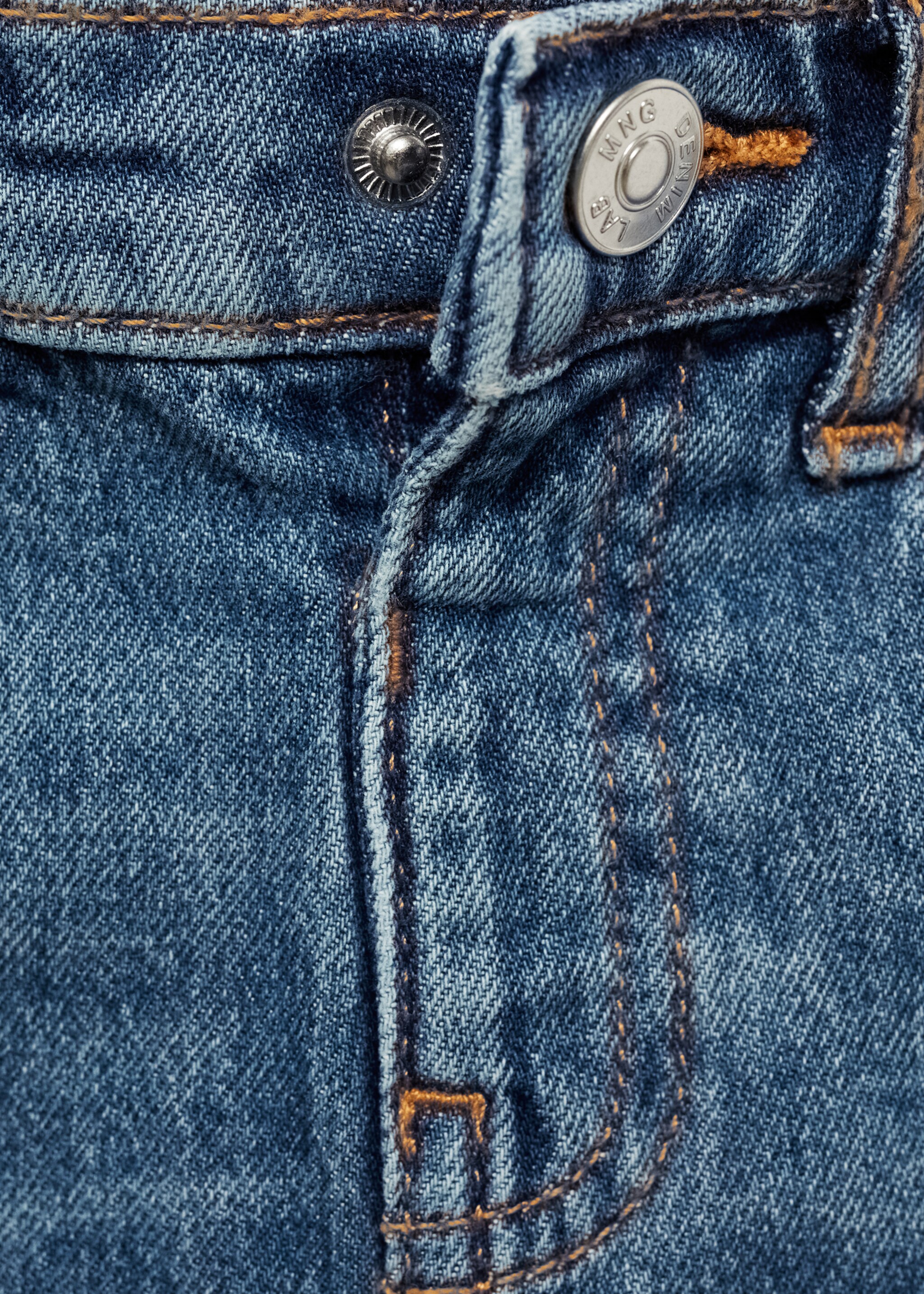 Jeans mit Tunnelzug - Detail des Artikels 8, Mittelblau. Ref: 77023667-00.