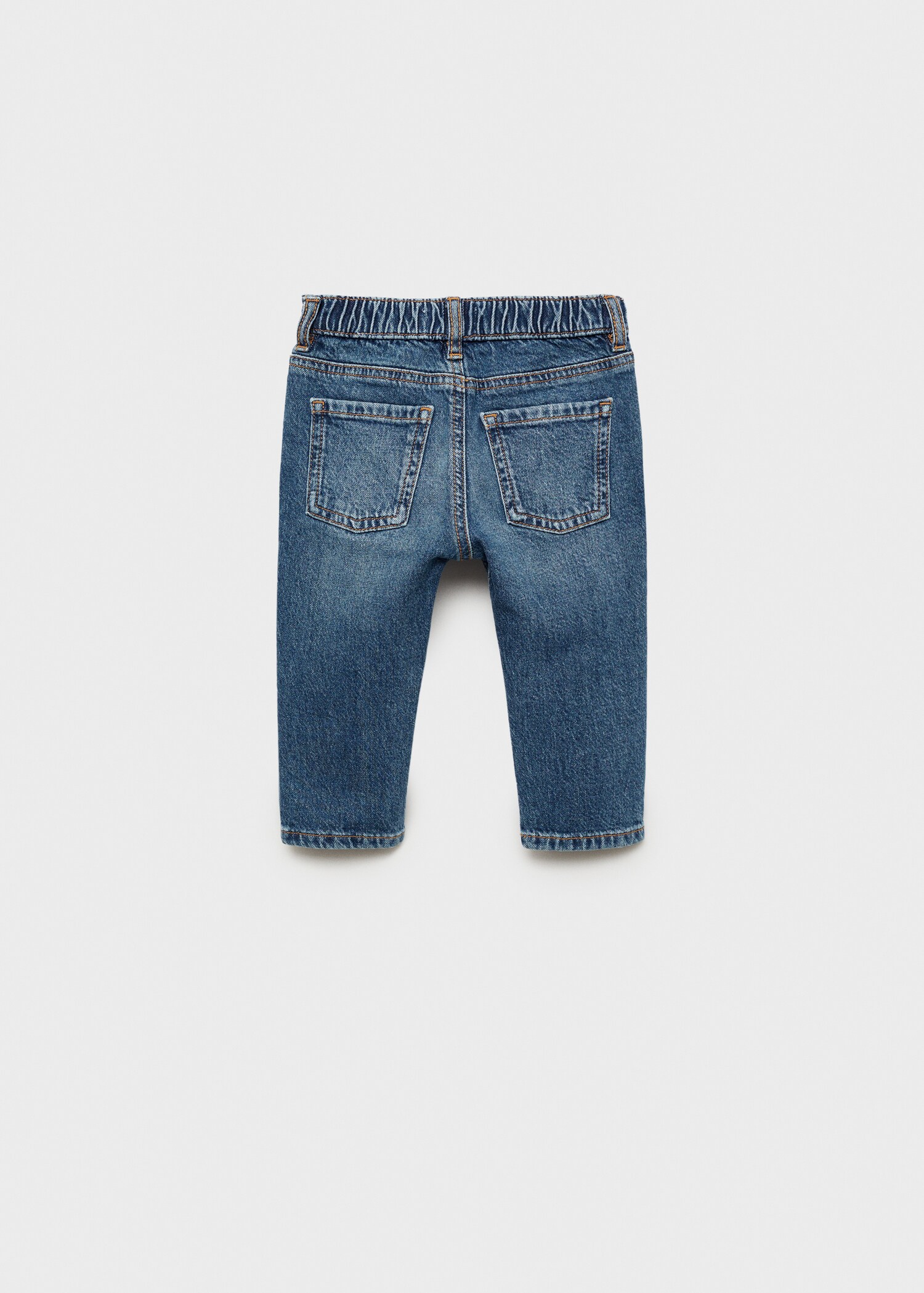 Drawstring waist jeans - Reverse of the article