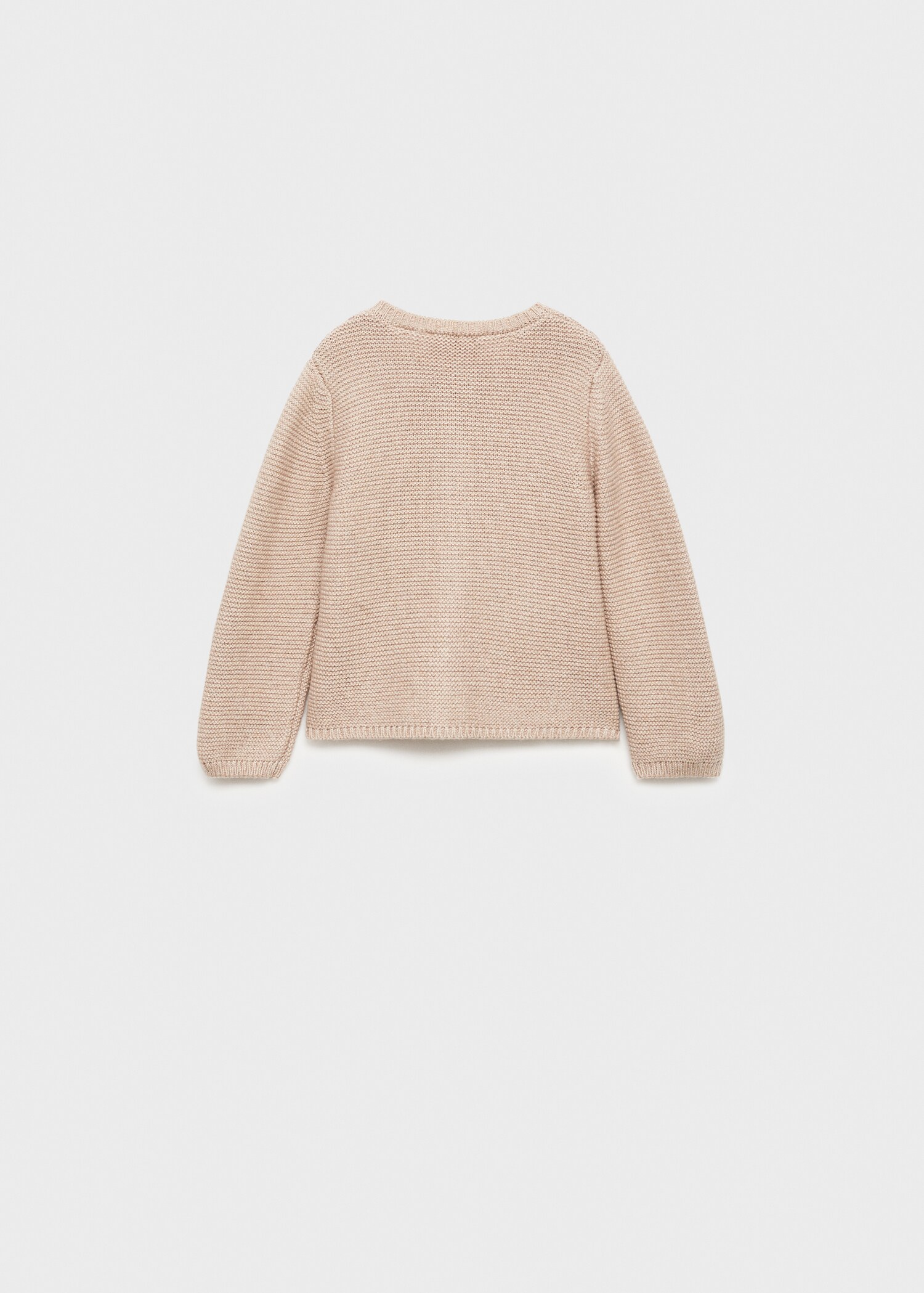 Strickjacke mit Knöpfen - Rückseite des Artikels