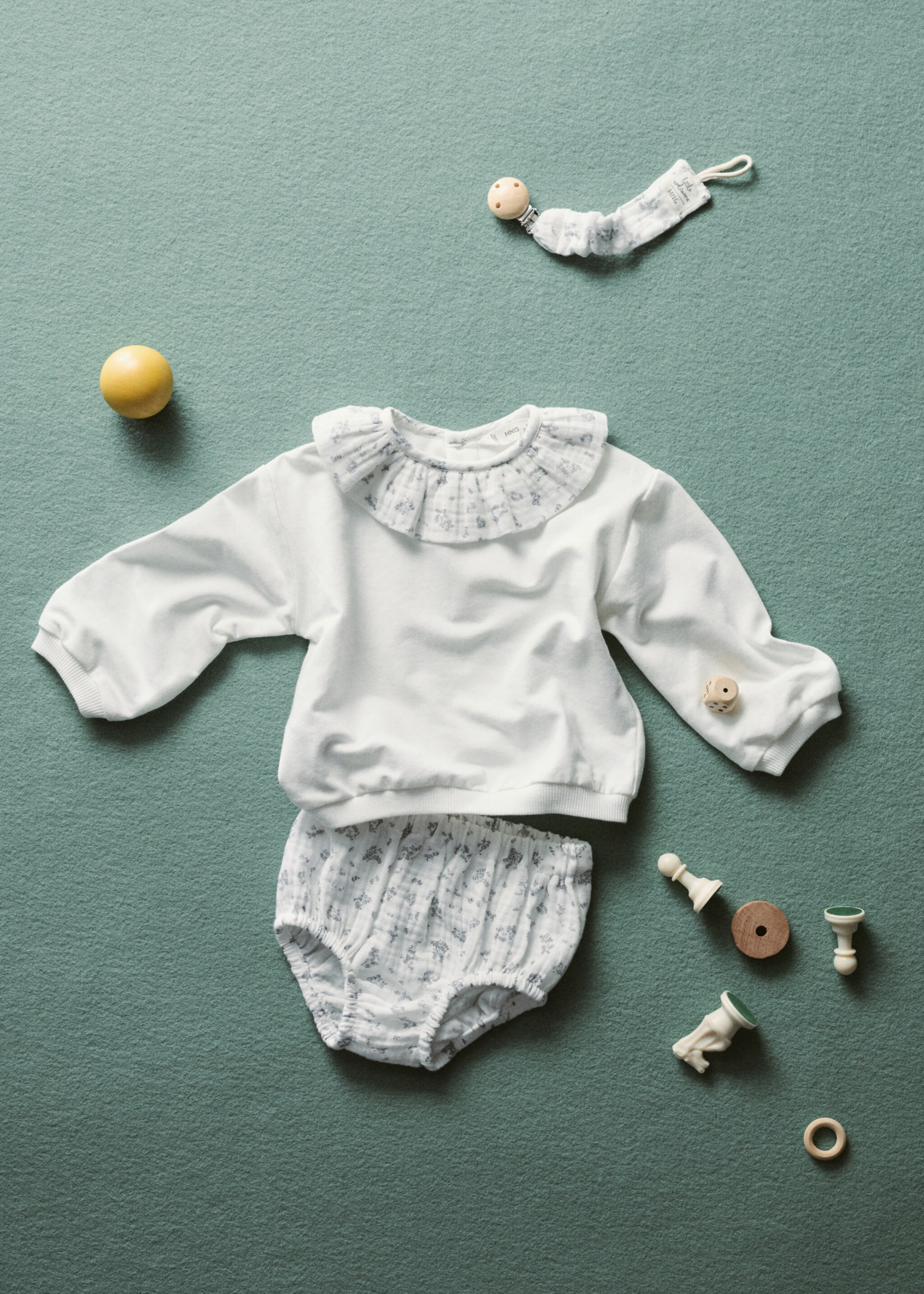 Sweatshirt mit Babydollkragen - Detail des Artikels 5