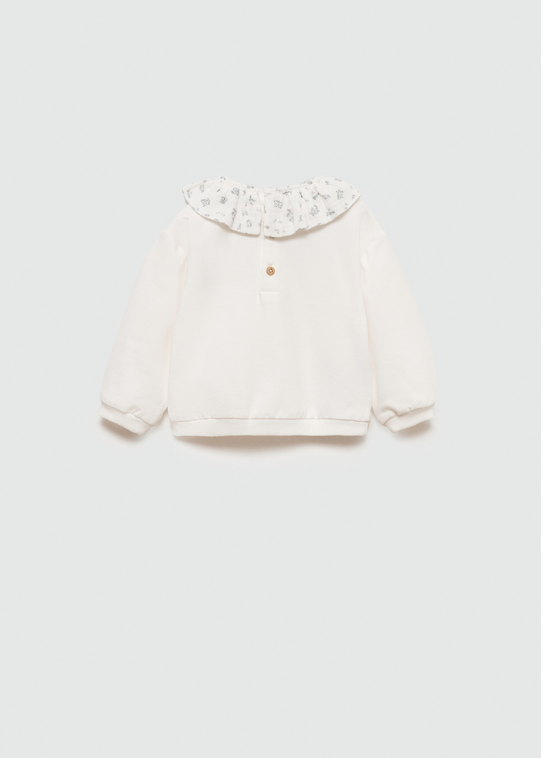 Sweatshirt mit Babydollkragen - Rückseite des Artikels