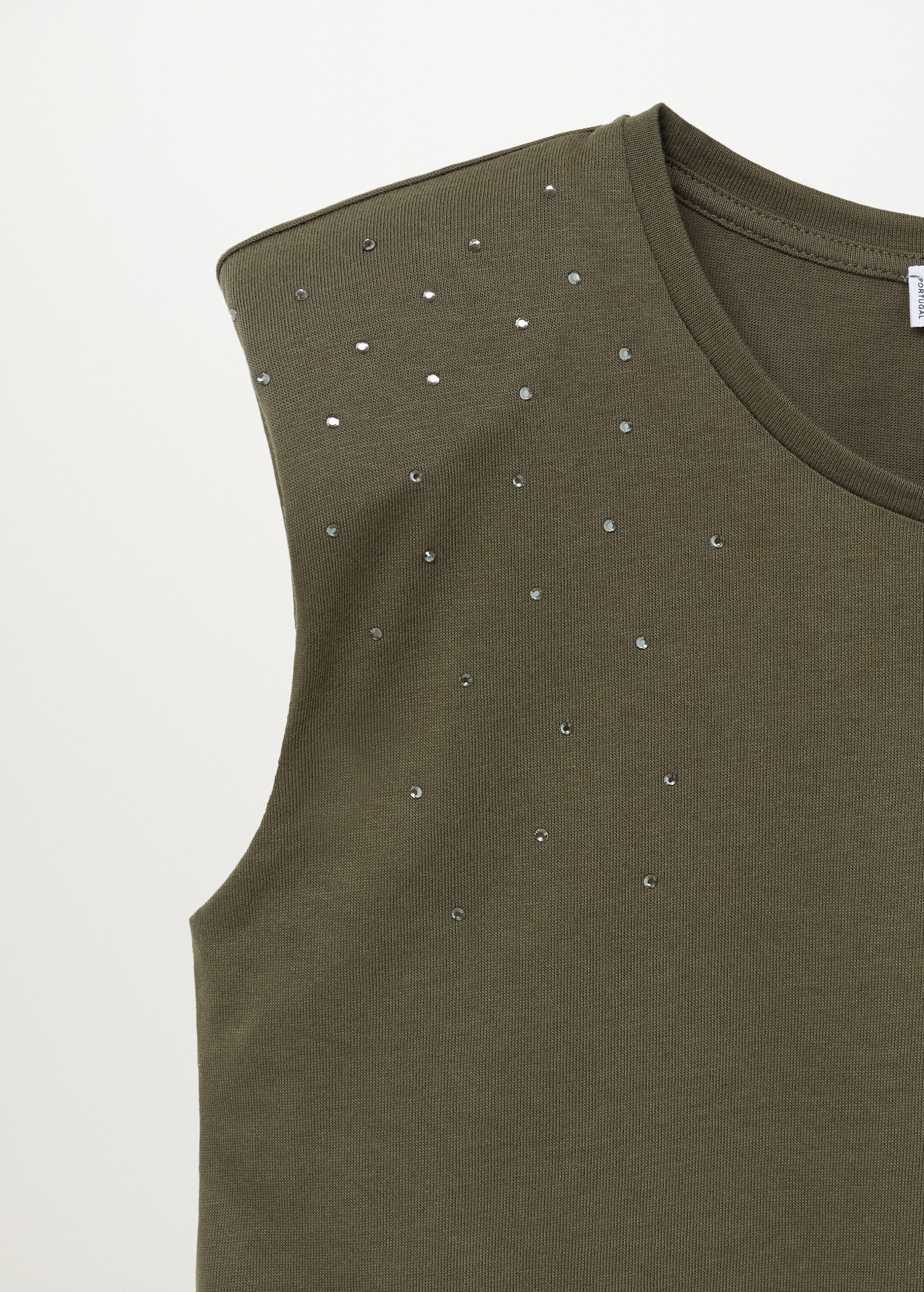 Camiseta aplique cristales - Detalle del artículo 8