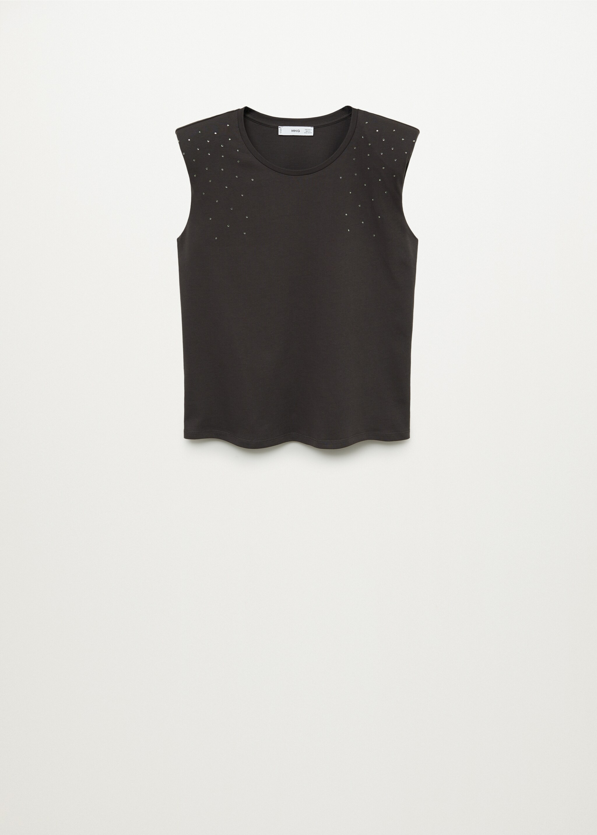 Camiseta aplique cristales - Artículo sin modelo