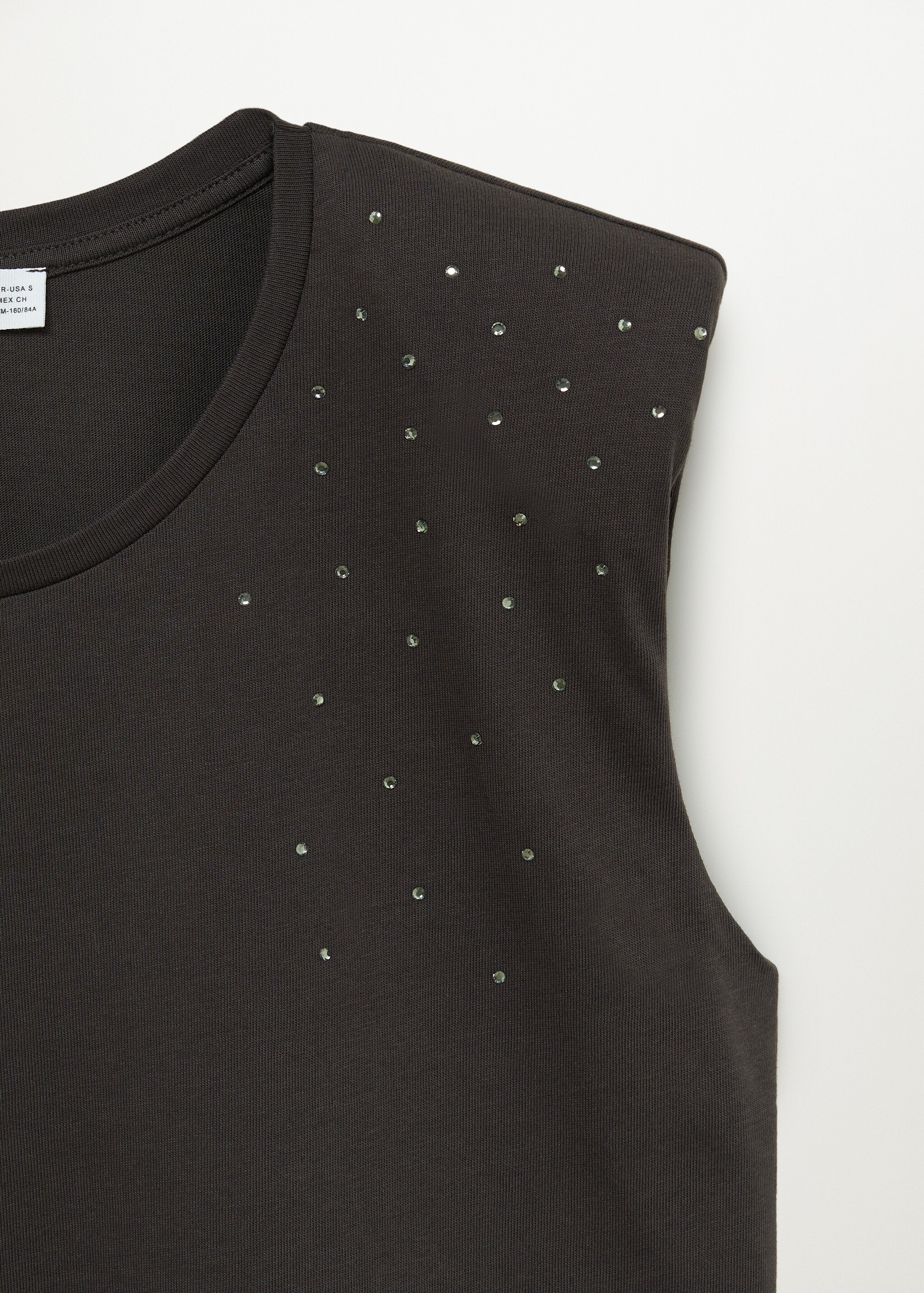 Camiseta aplique cristales - Detalle del artículo 8
