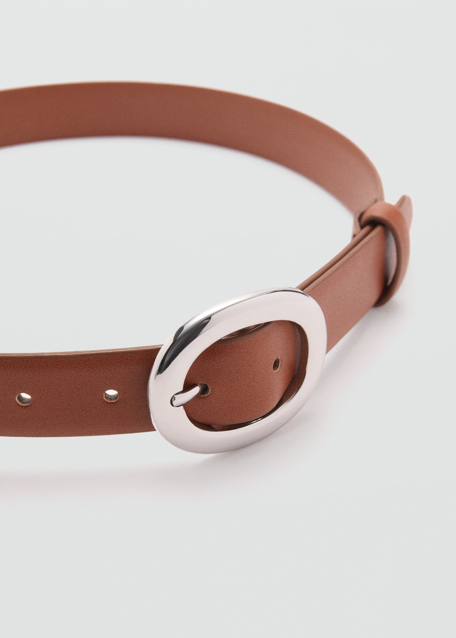 Rounded buckle belt - Medium plane
