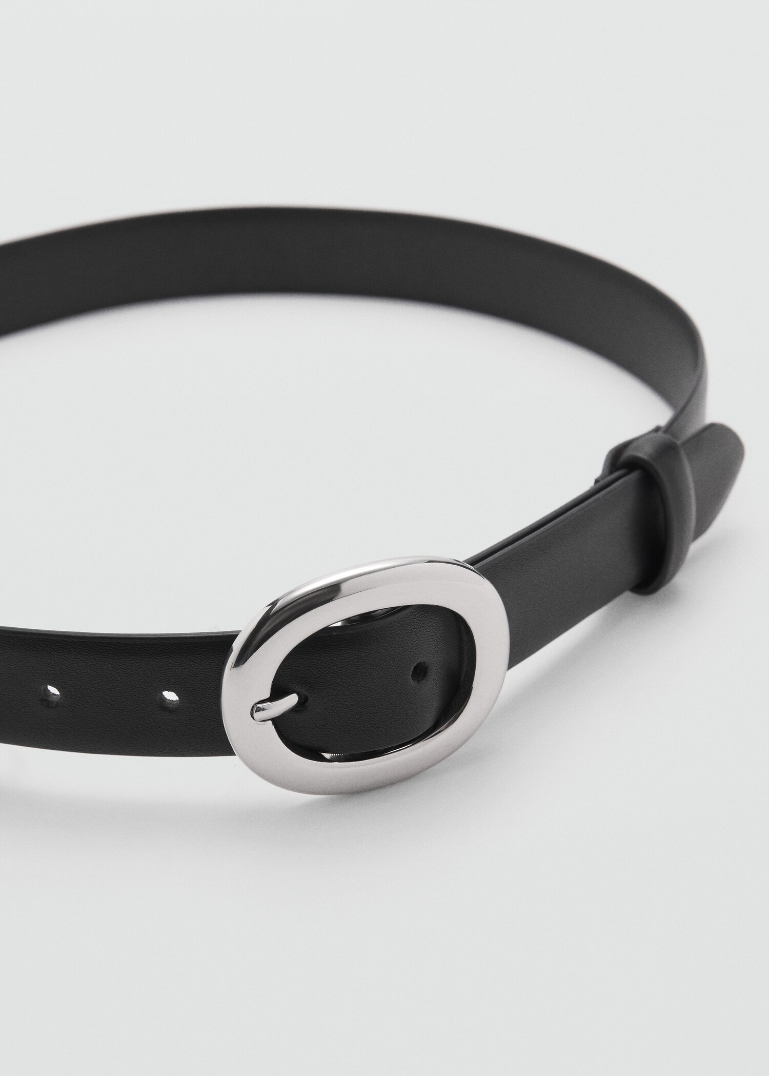 Rounded buckle belt - Medium plane