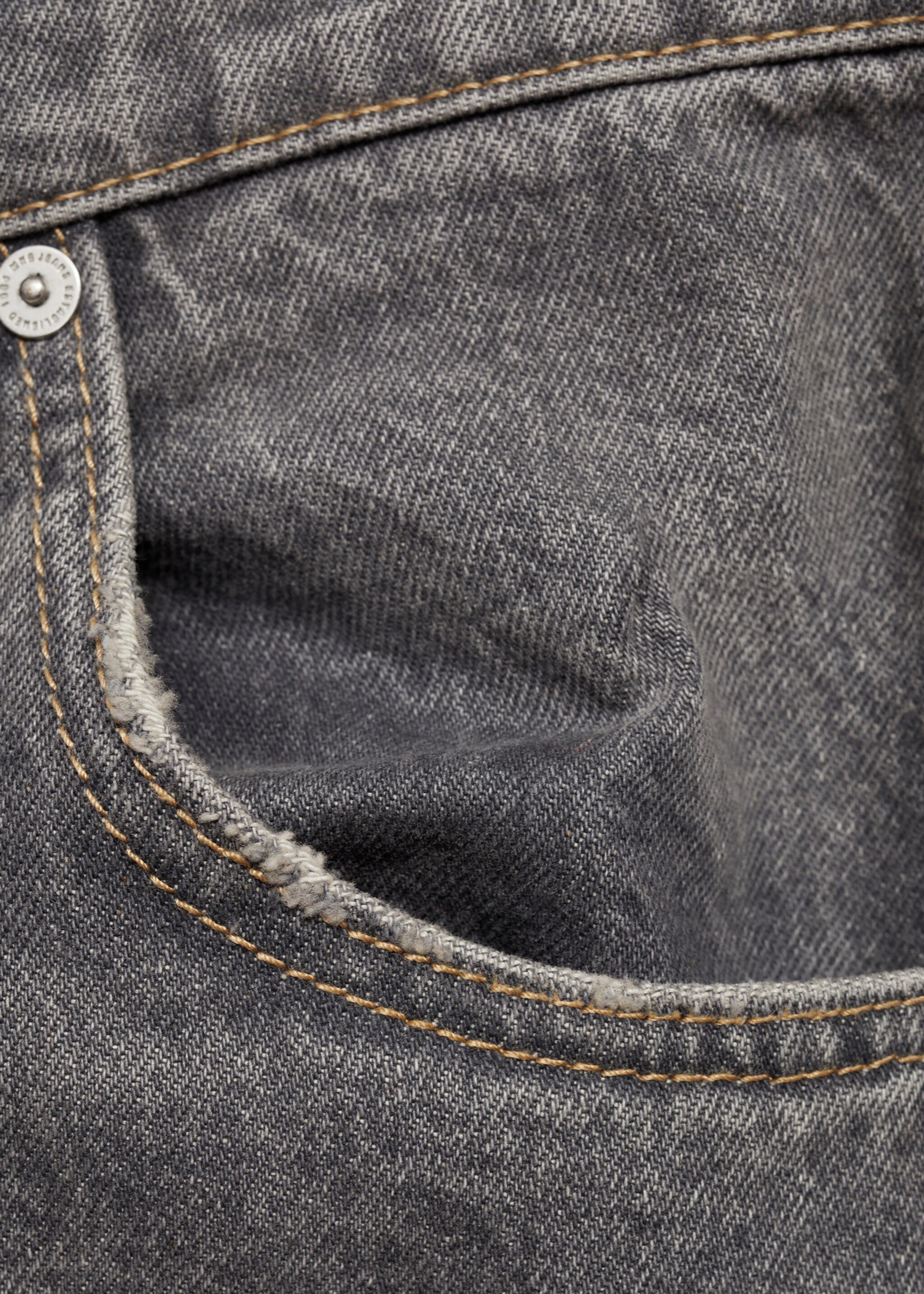 Jean wideleg loose taille normale - Détail de l'article 0, Gris denim. Ref: 77024017-00.