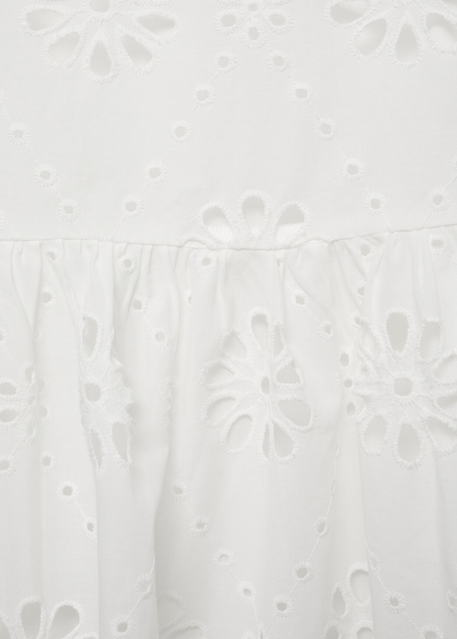 Katoenen rok met Zwitserse broderie - Detail van het artikel 0