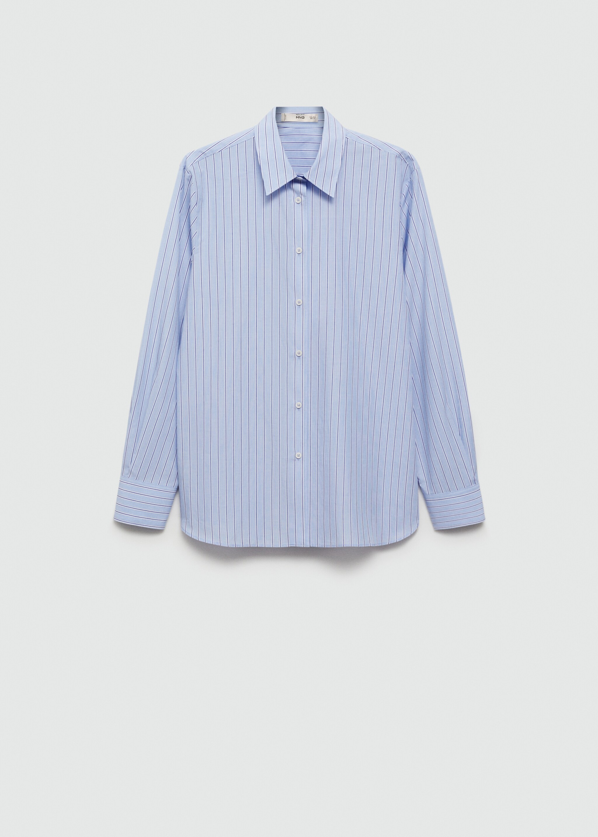 Chemise regular-fit coton et Lyocell mélangés - Article sans modèle, Bleu ciel. Ref: 77024019-00.