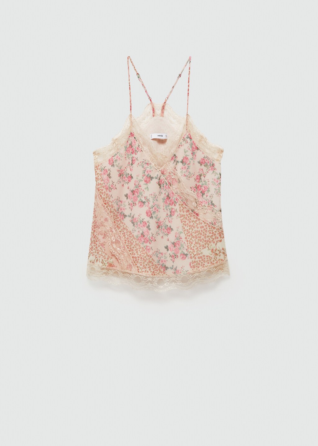 売れ筋商品|||マッデンガール カットソー トップス レディース Juniors' Floral Printed Lace Cap-Sleeve Top Rose Combo Juniors' madden girl Short Sleeve Mesh Top