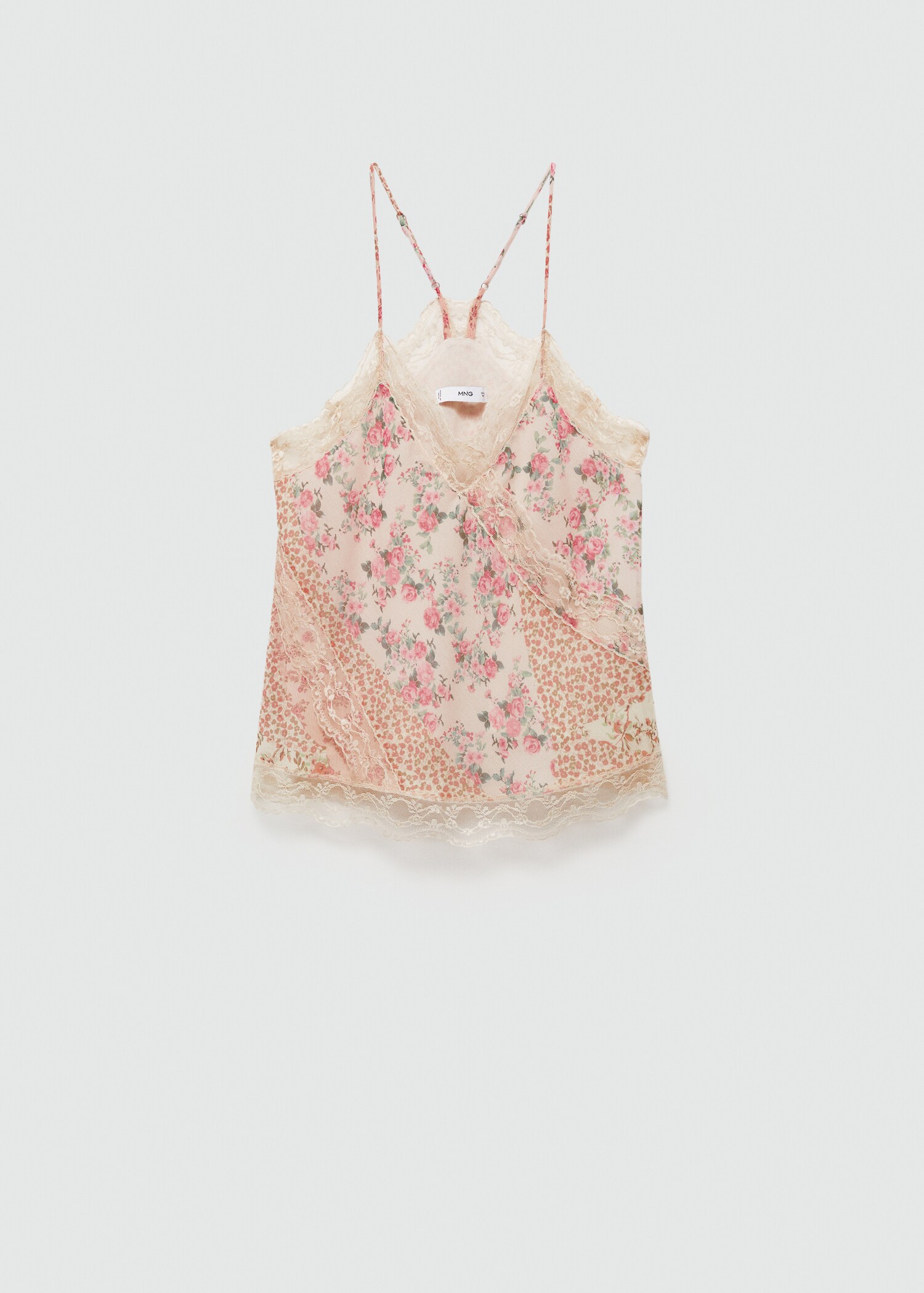 Printed lace top - Article without model