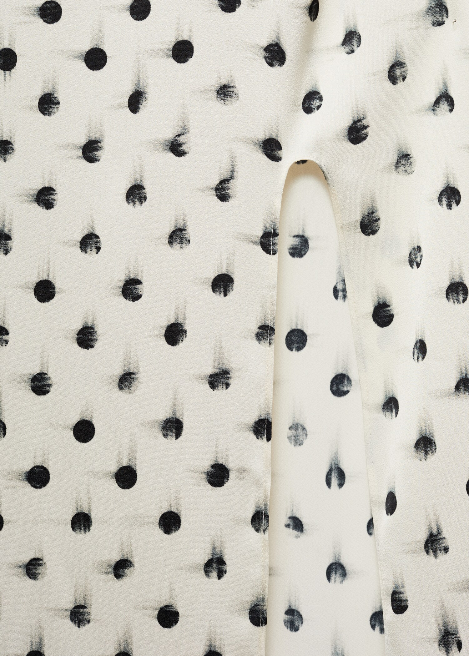 Printed cut-out detail dress - Details of the article 0