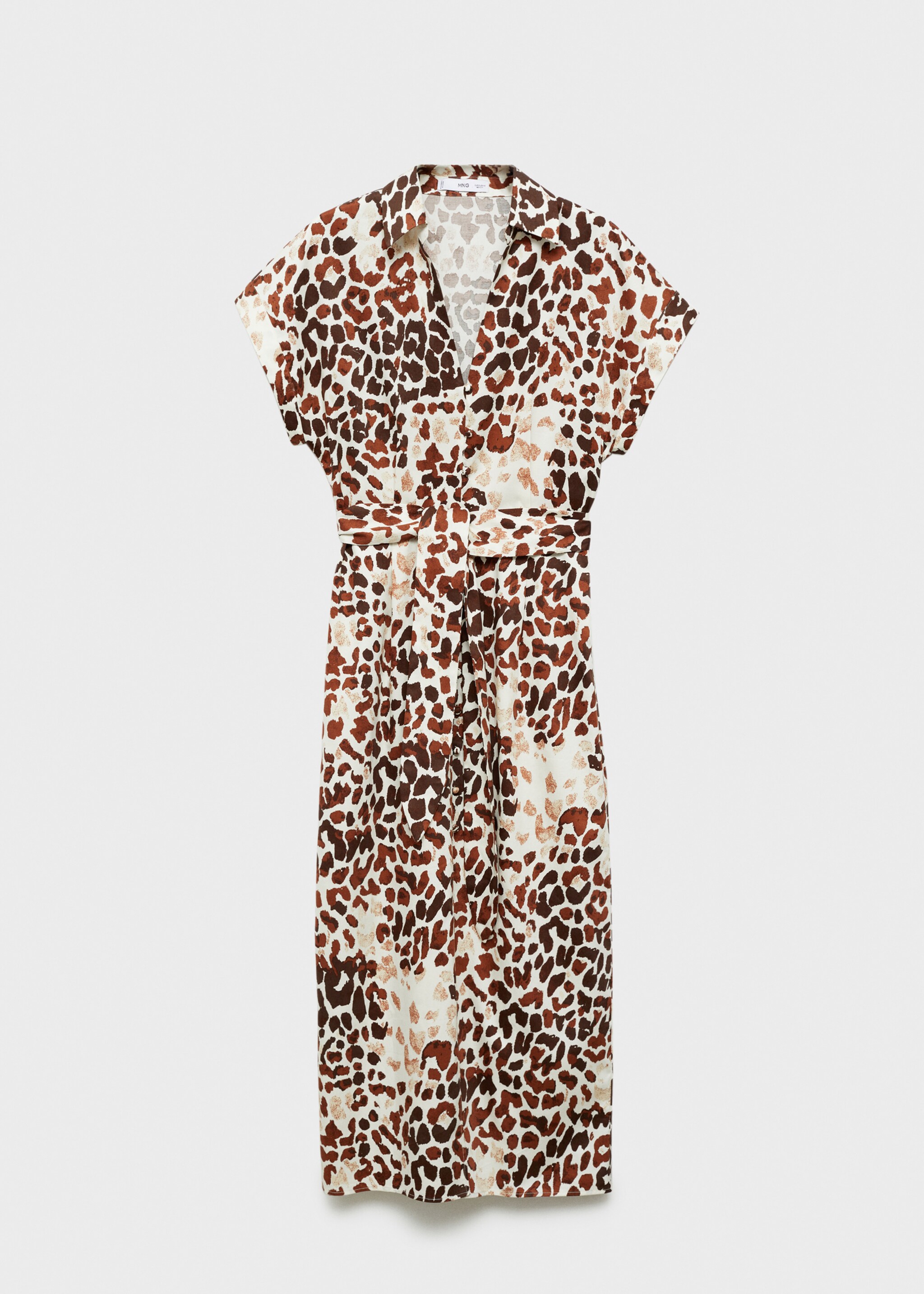 Vestido animal print lazo - Artículo sin modelo