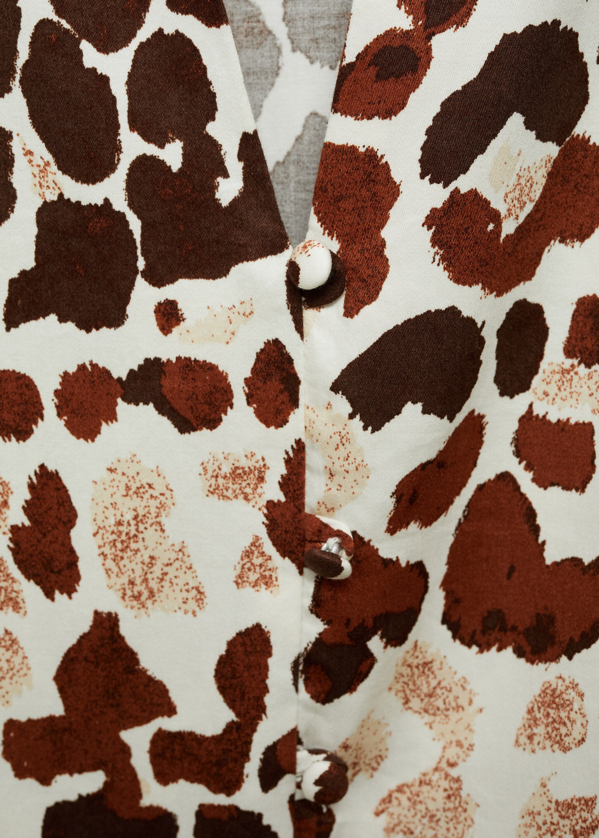 Vestido animal print lazo - Detalle del artículo 0
