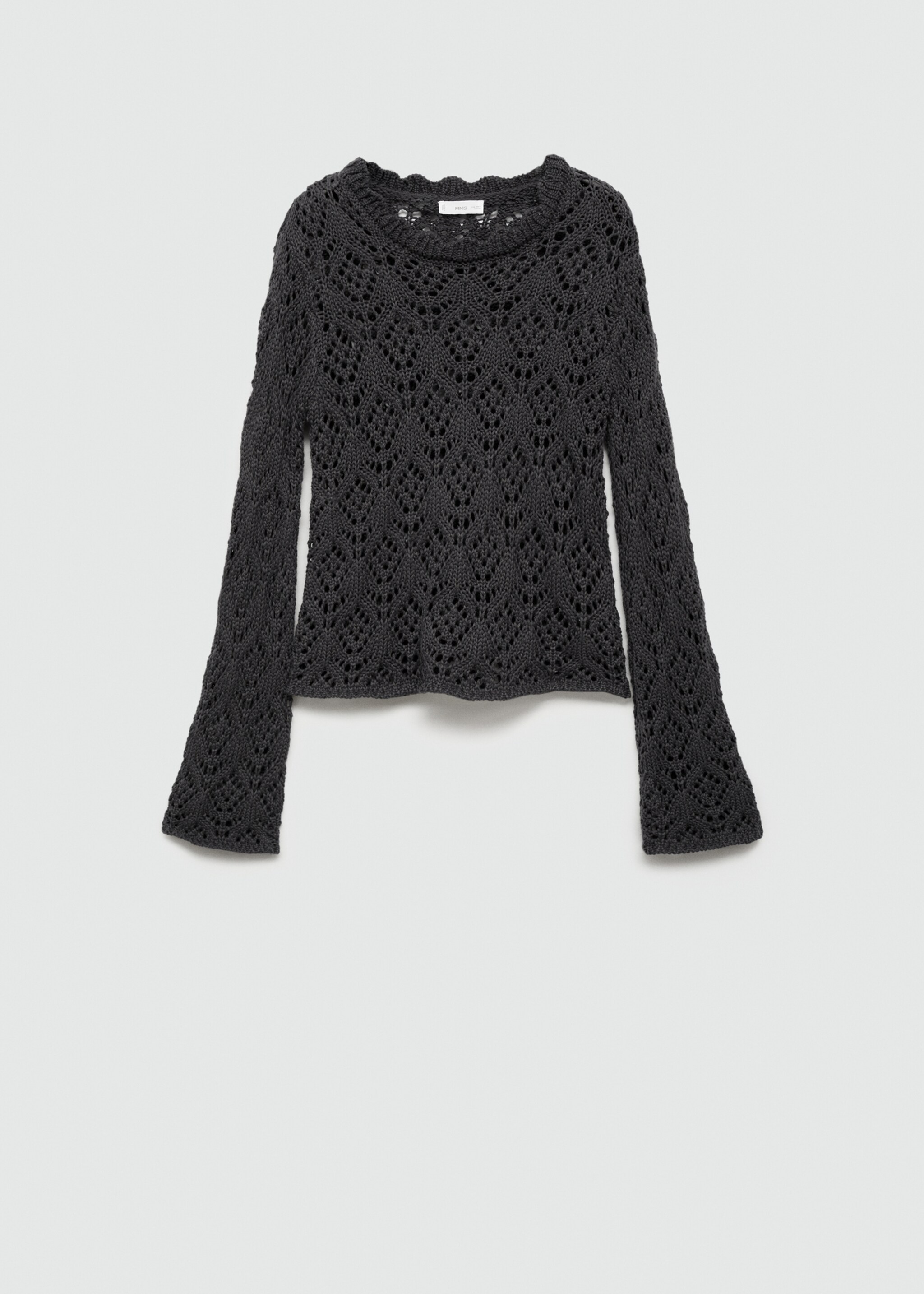 Openwork knit sweater - Article without model