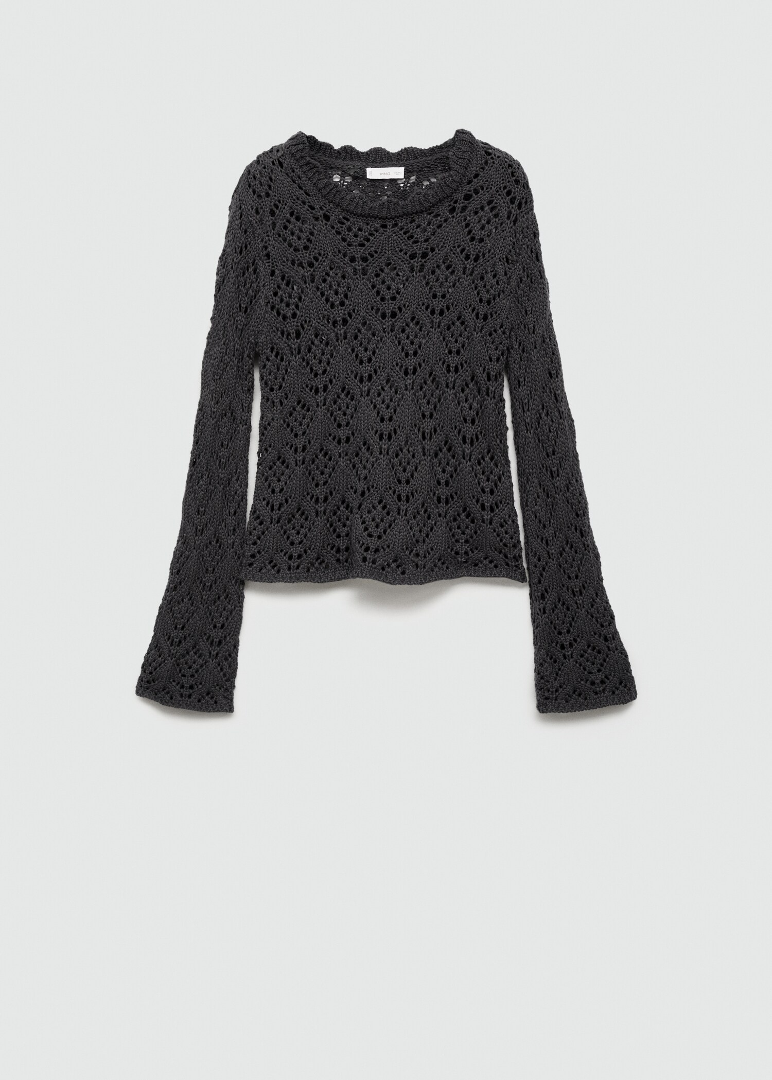 Openwork knit sweater - Article without model