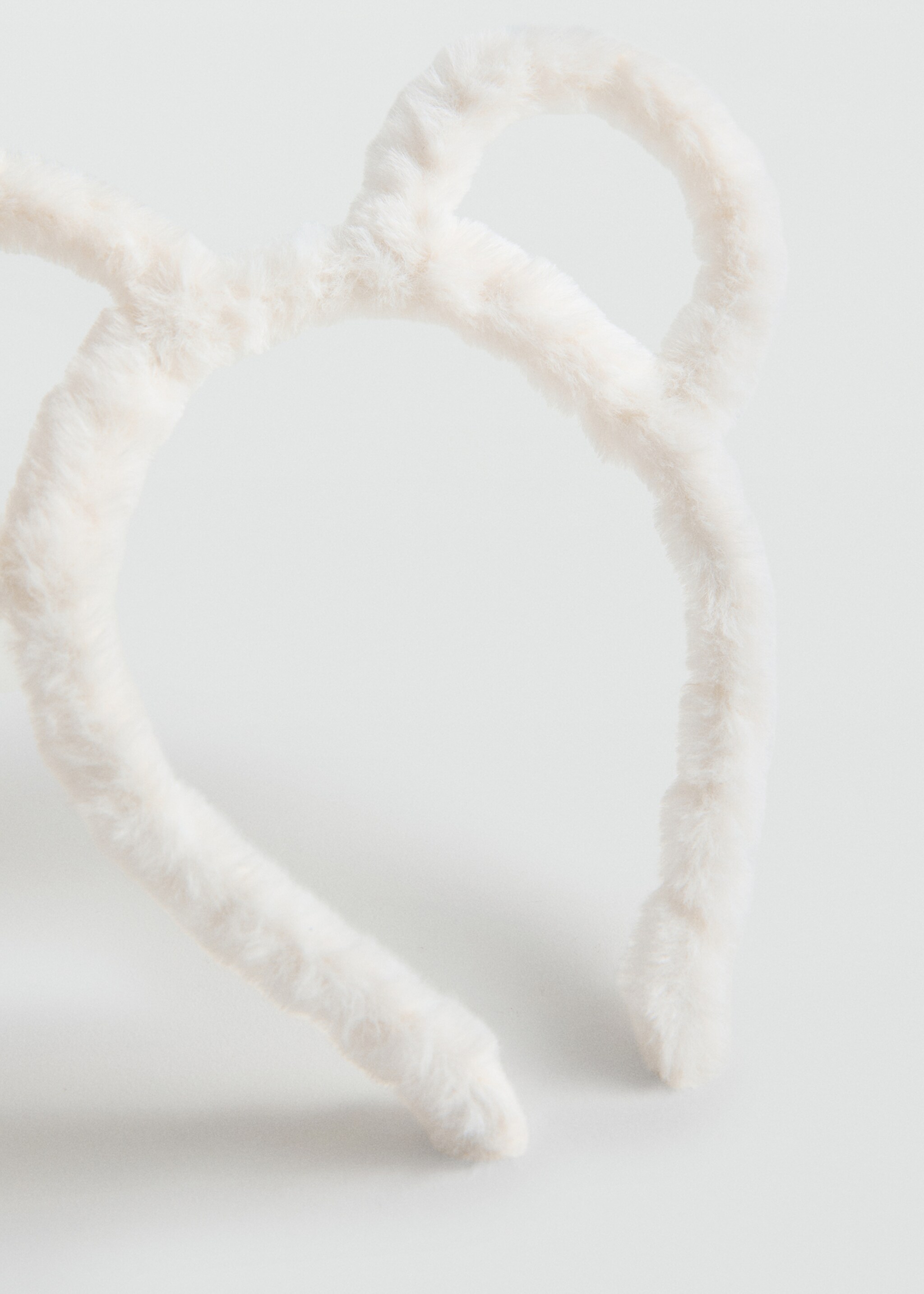 Fur-effect hairband with ears - Medium plane