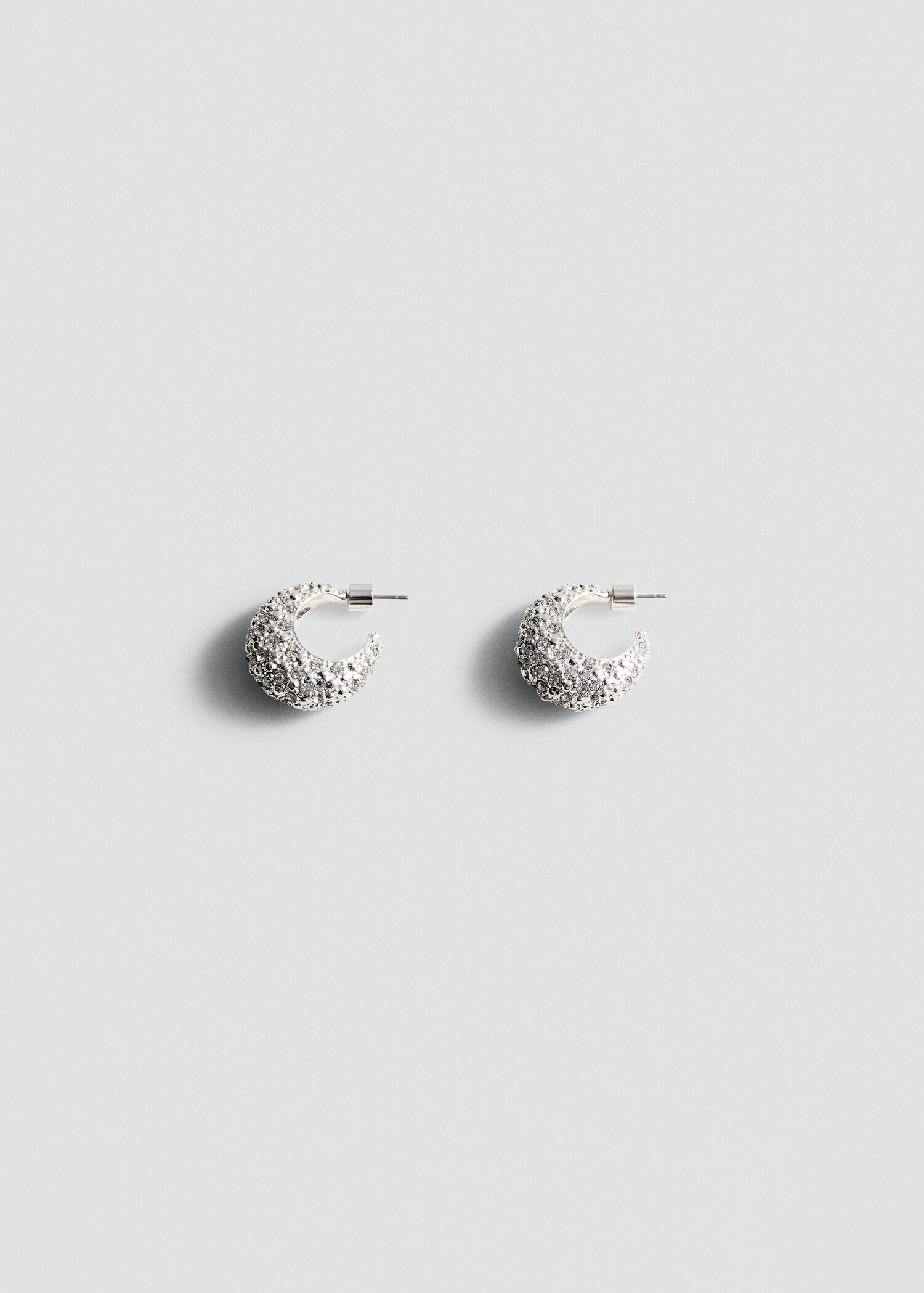 Pendientes aros strass - Artículo sin modelo