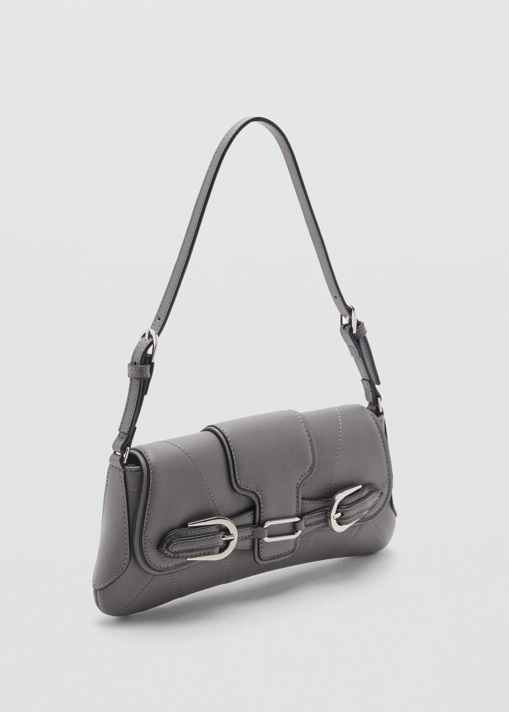 Shoulder bag with buckles detail - Women | MANGO OUTLET USA