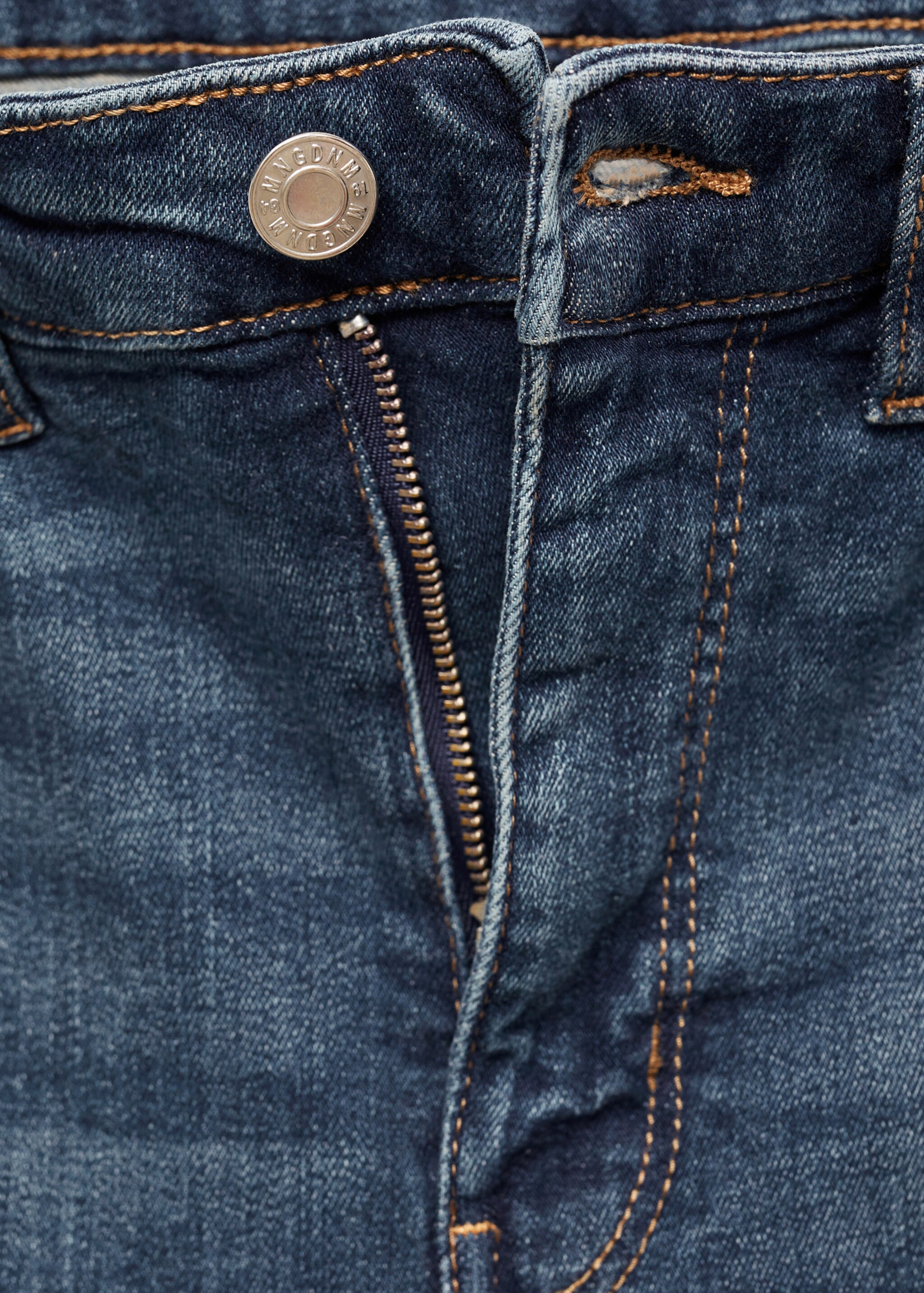 Jeans skinny vita alta - Dettaglio dell'articolo 0, Blu scuro. Ref: 77024061-00.