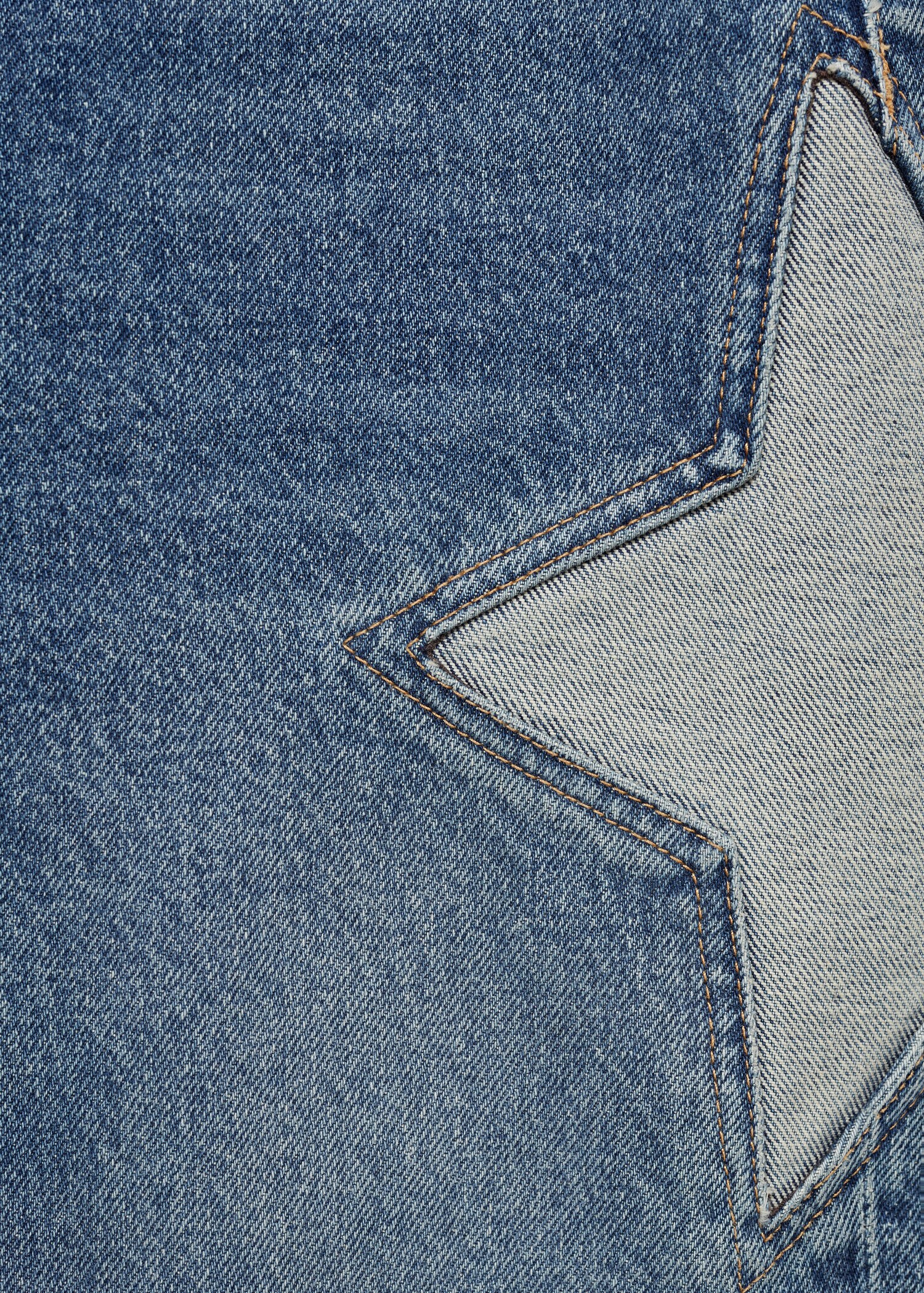 Straight-fit jeans with stars - Details of the article 0