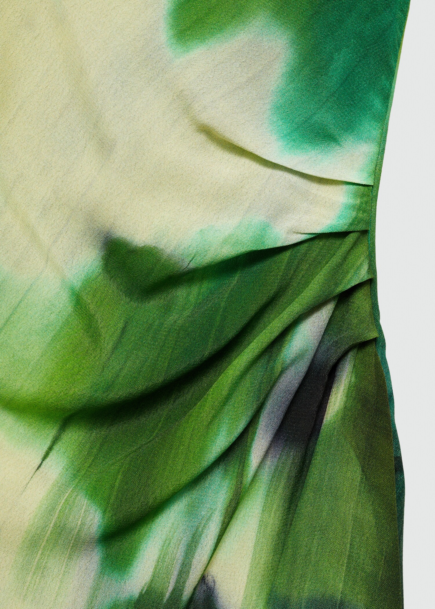 Vestido estampado detalle drapeado - Detalle del artículo 8
