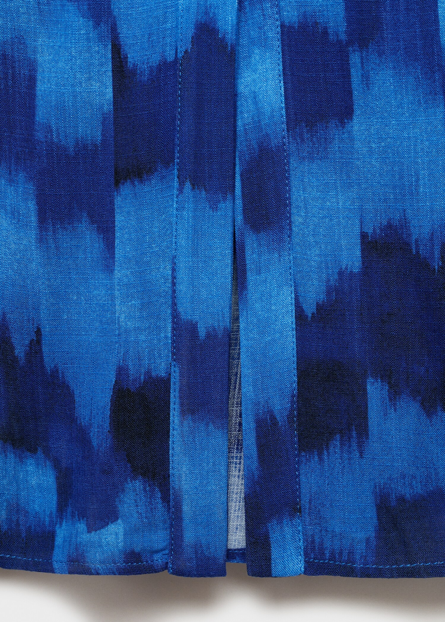 Vestido estampado cinturón - Detalle del artículo 0