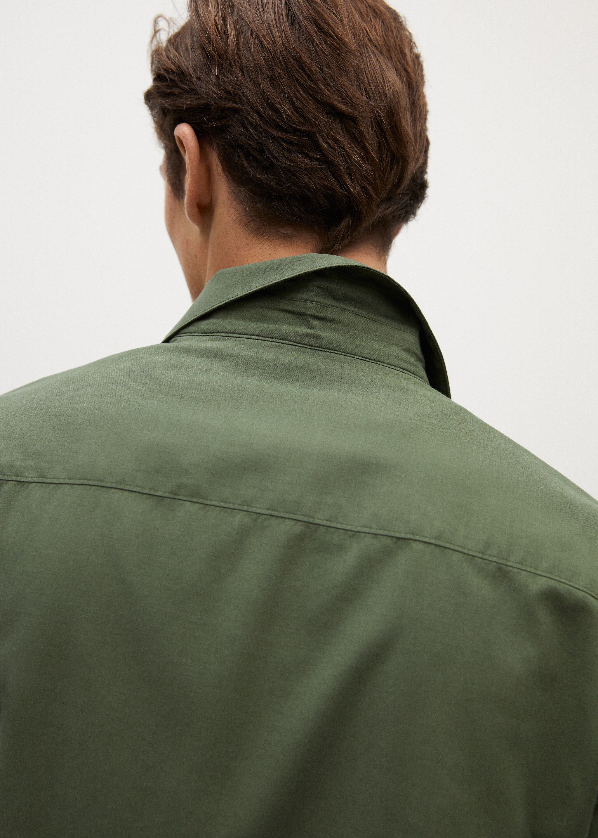 Camisa regular fit algodón lyocell - Detalle del artículo 4