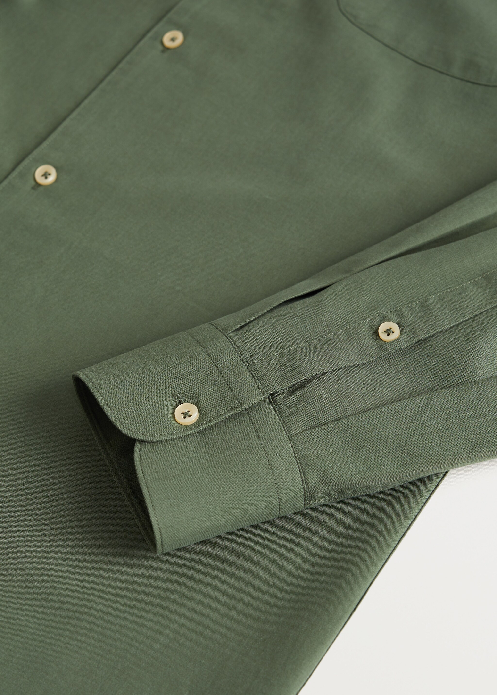 Camisa regular fit algodón lyocell - Detalle del artículo 8