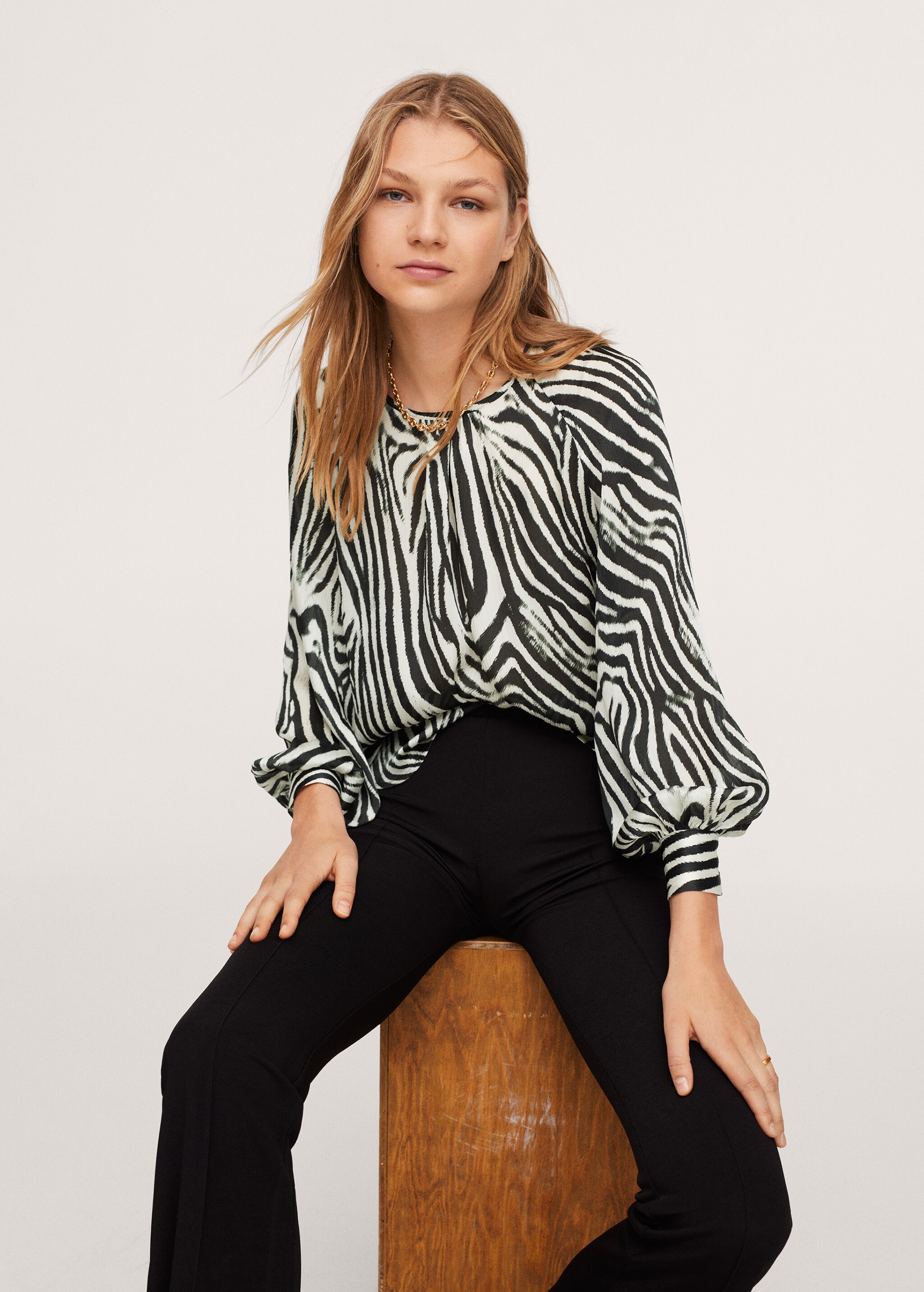 Blusa estampado cebra - Detalle del artículo 2