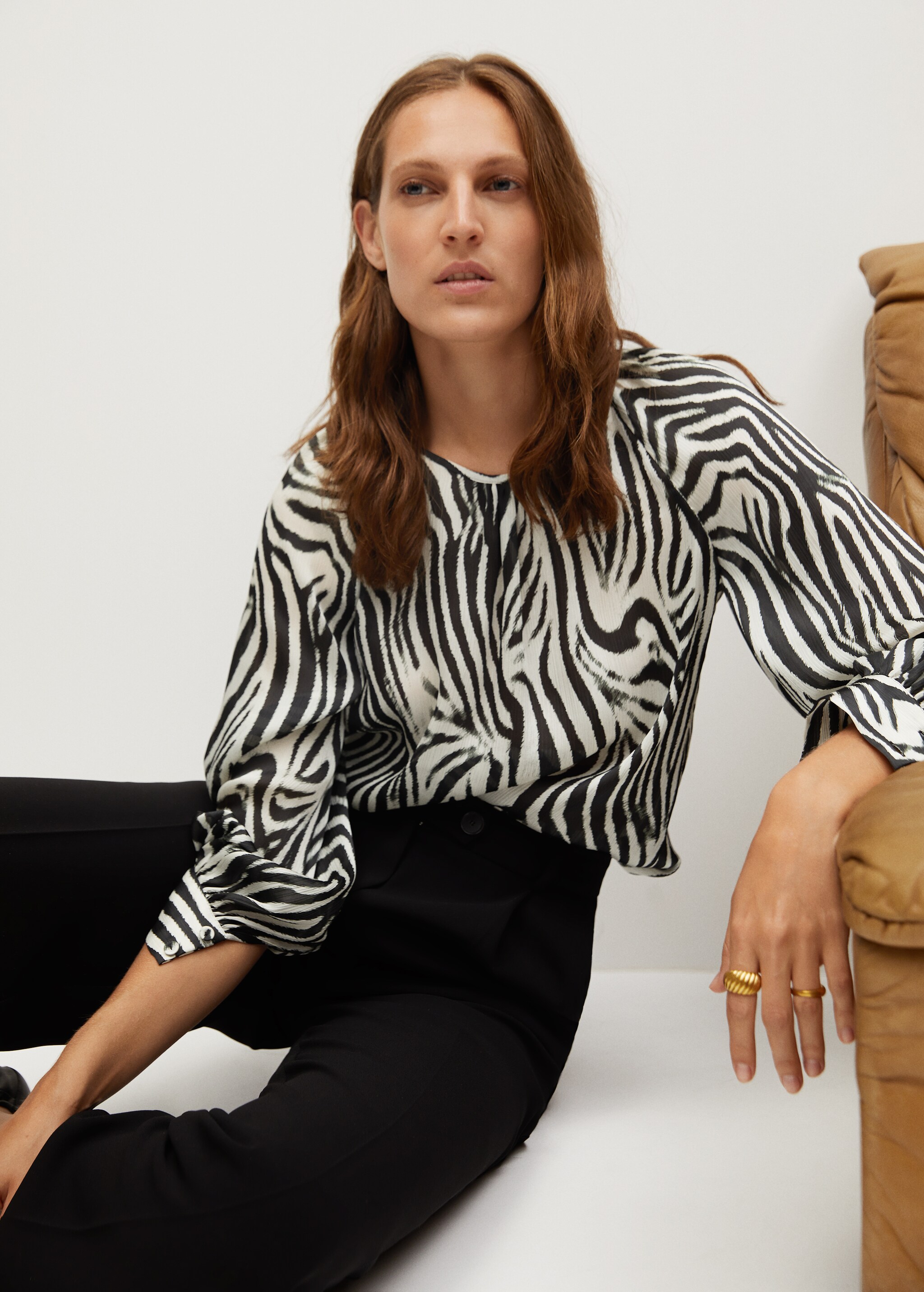 Blusa estampado cebra - Detalle del artículo 3