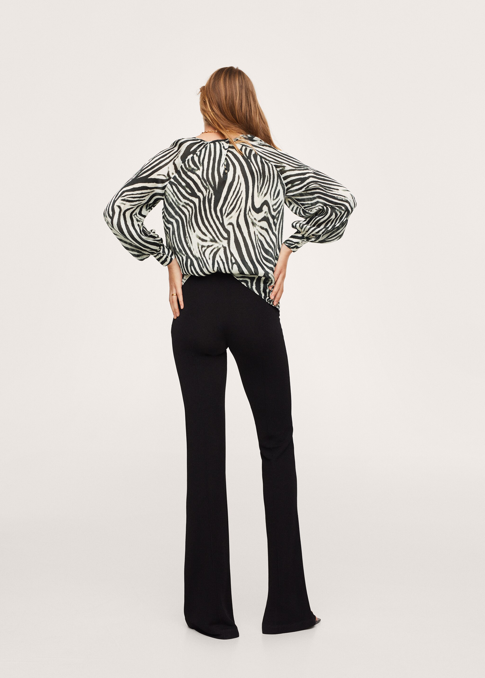 Blusa estampado cebra - Reverso del artículo