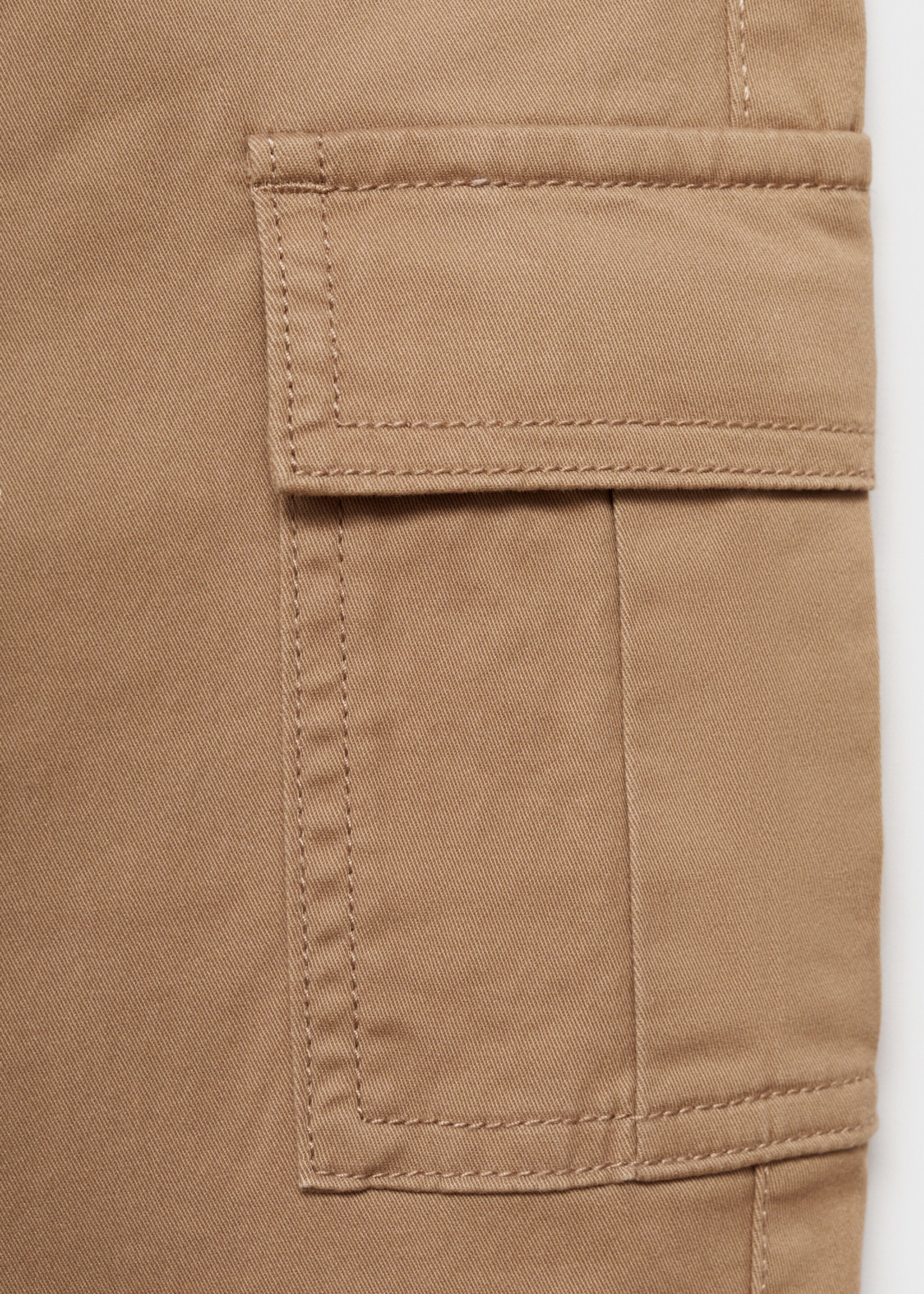 Straight Fit-Cargohose - Detail des Artikels 0, Mittelbraun. Ref: 77024435-00.