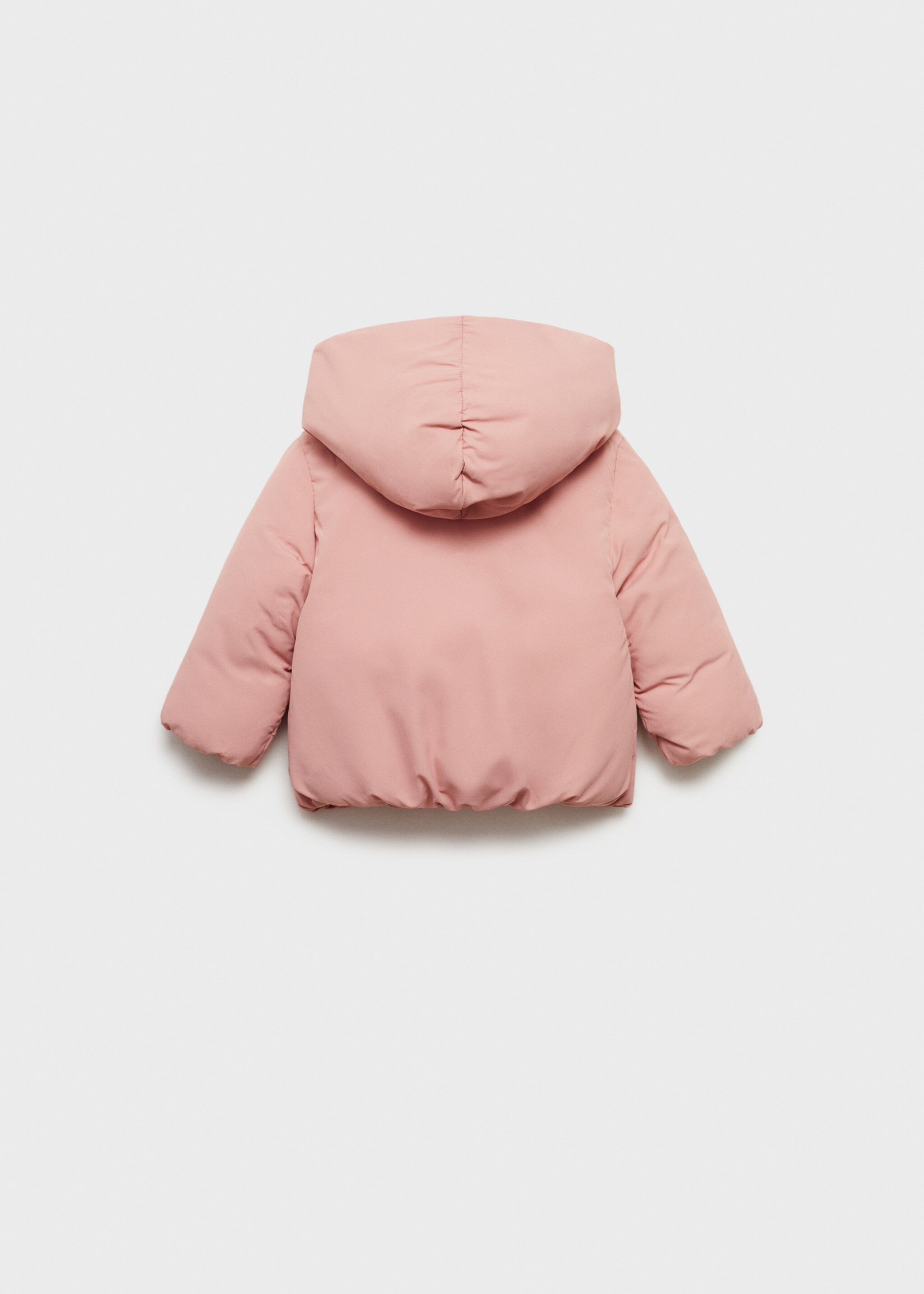 Anorak doublure imitation fourrure - Verso de l’article, Rose. Ref: 77024436-00.