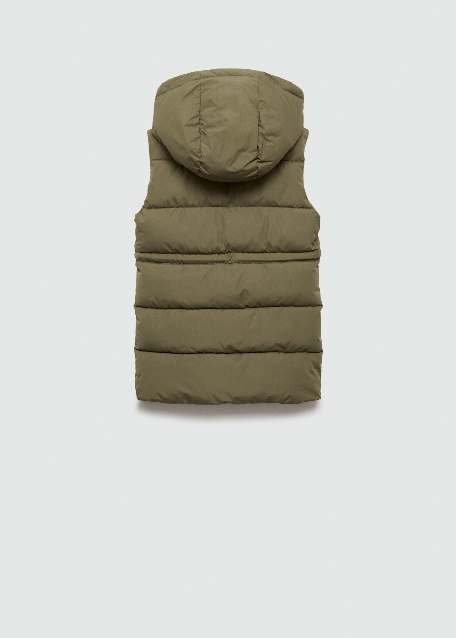 Gilet matelassé long - Verso de l’article