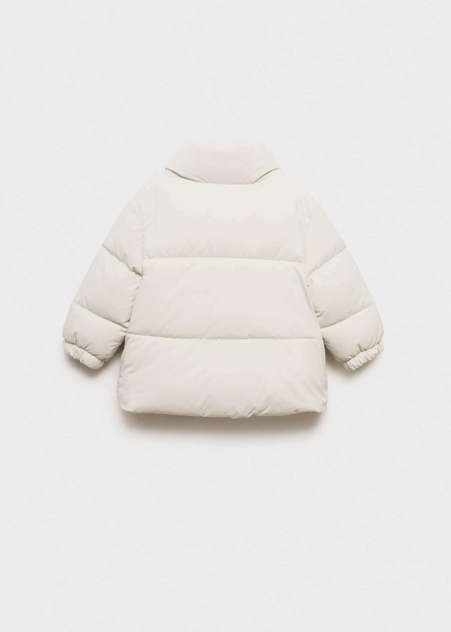 Padded anorak with fur-effect interior - Reverse of the article