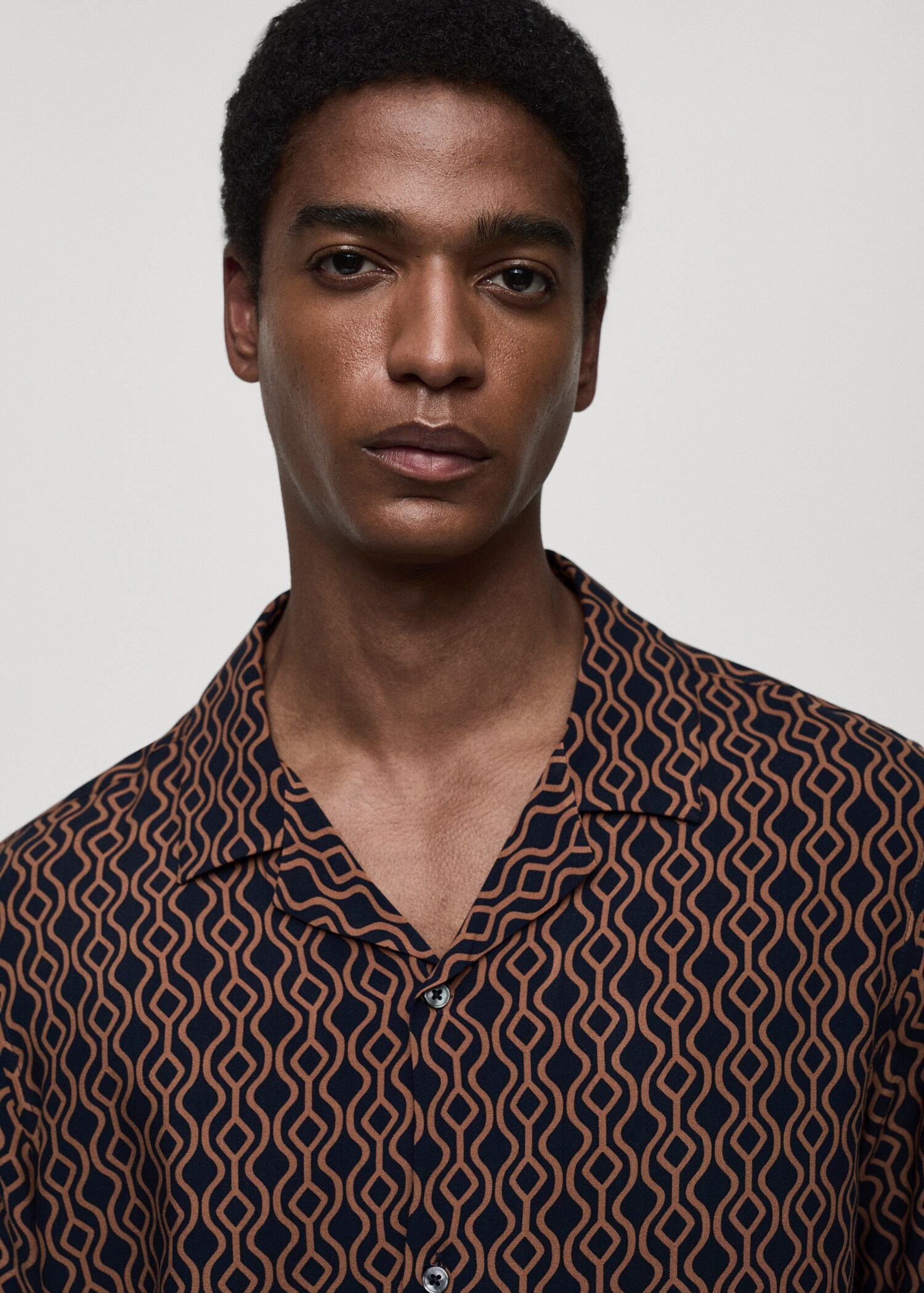 Chemise regular-fit fluide imprimée - Détail de l'article 1