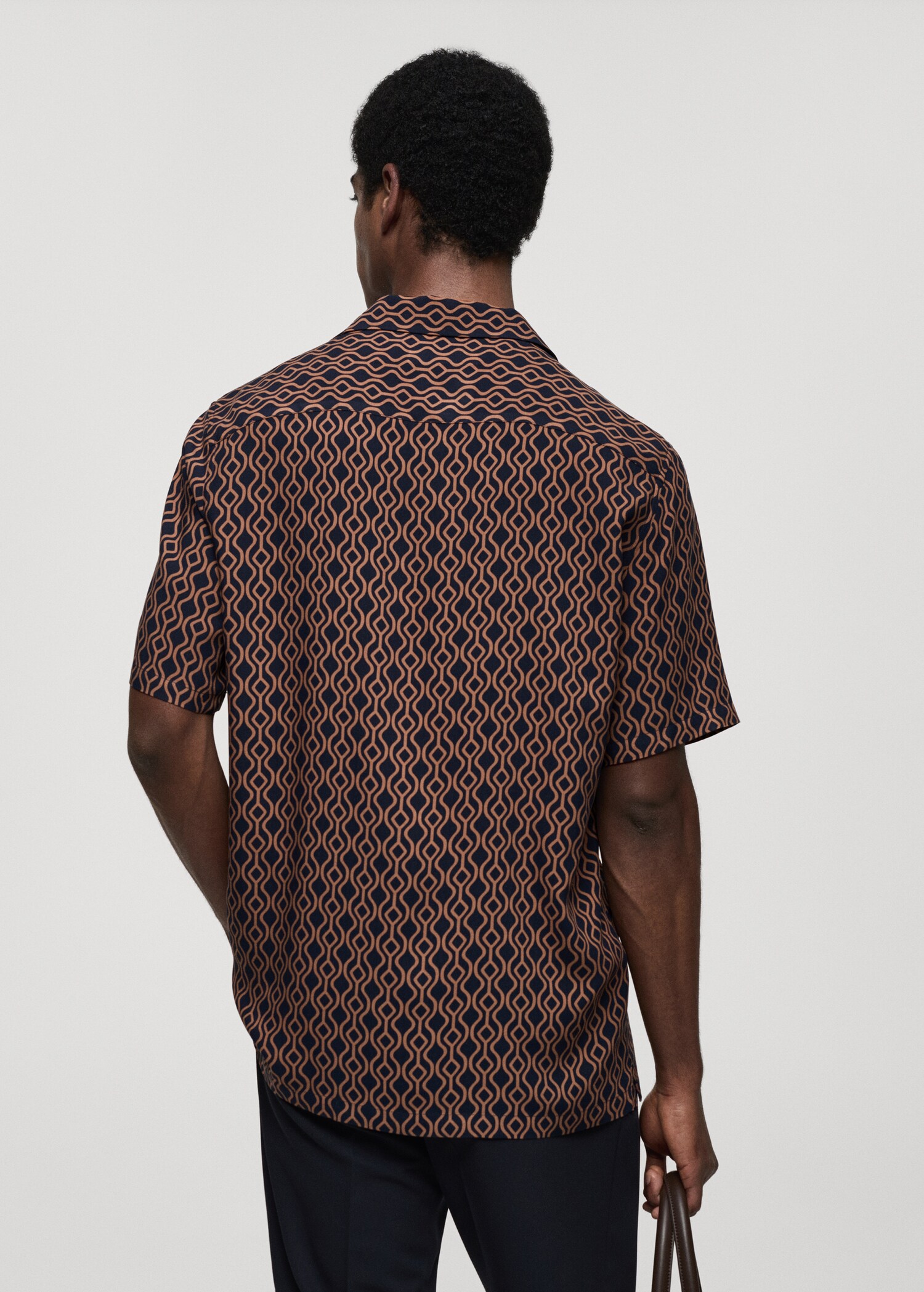 Chemise regular-fit fluide imprimée - Verso de l’article