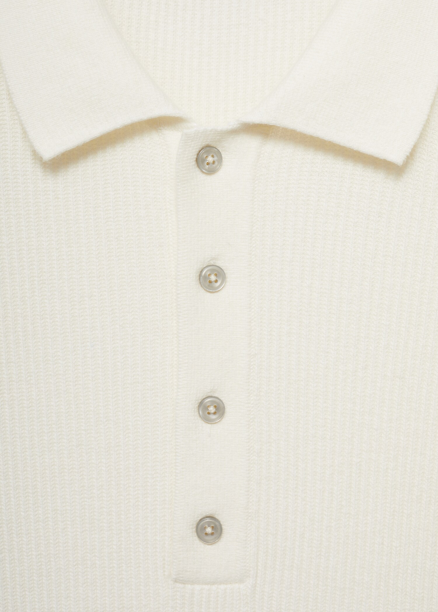 Jersey polo mezcla algodón canalé - Detalle del artículo 8