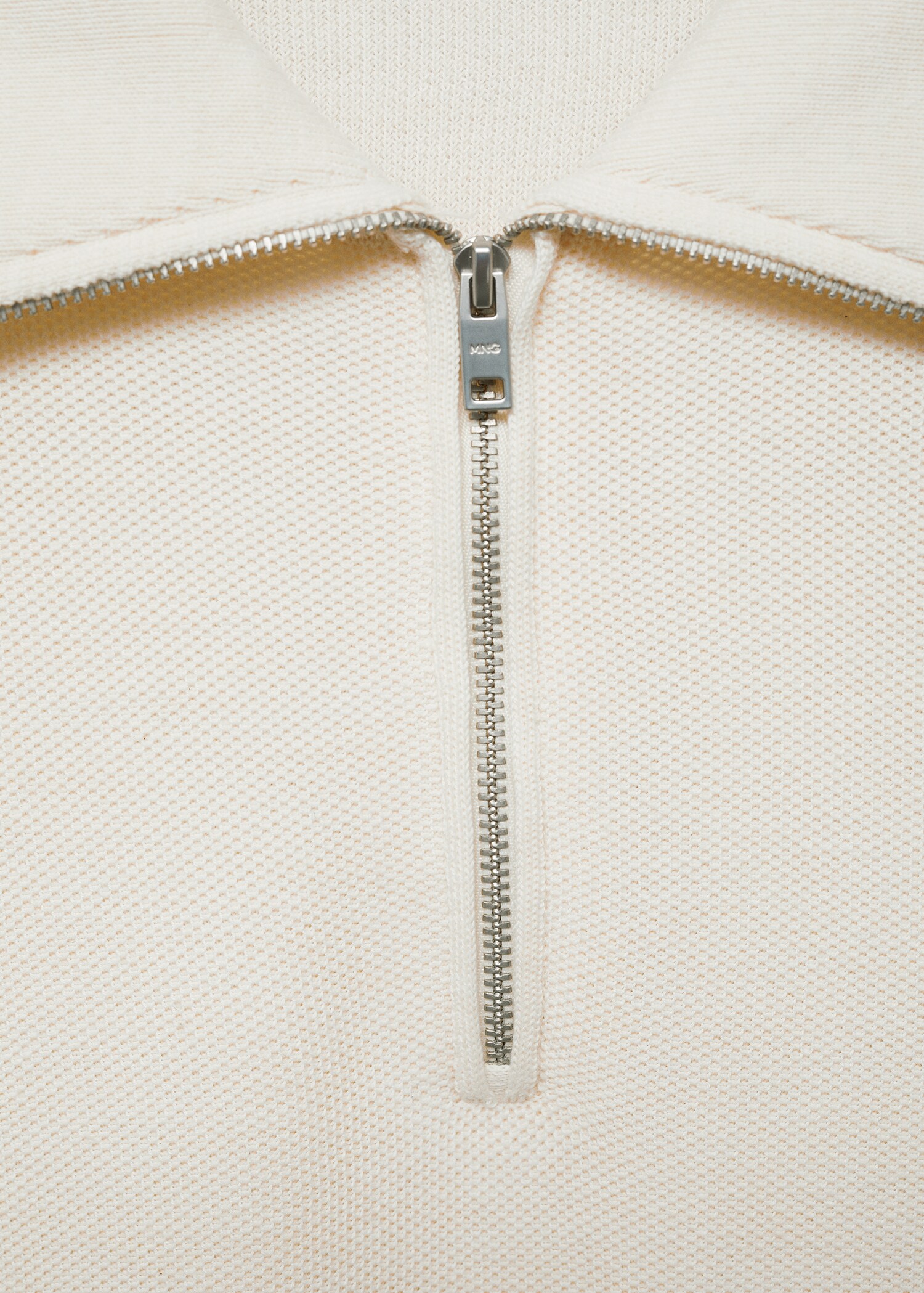 Jersey estructura cuello polo cremallera - Detalle del artículo 8