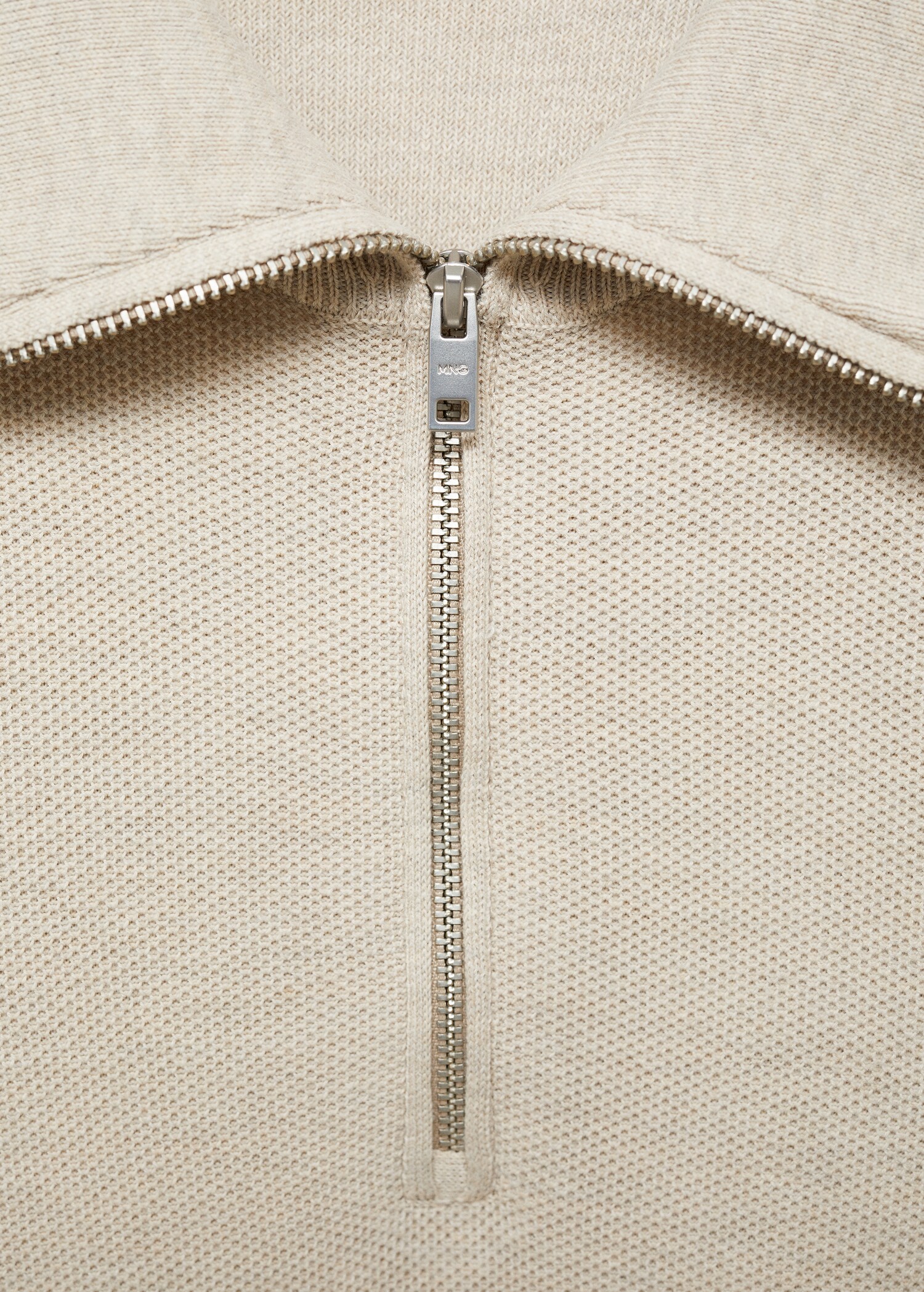 Jersey estructura cuello polo cremallera - Detalle del artículo 8